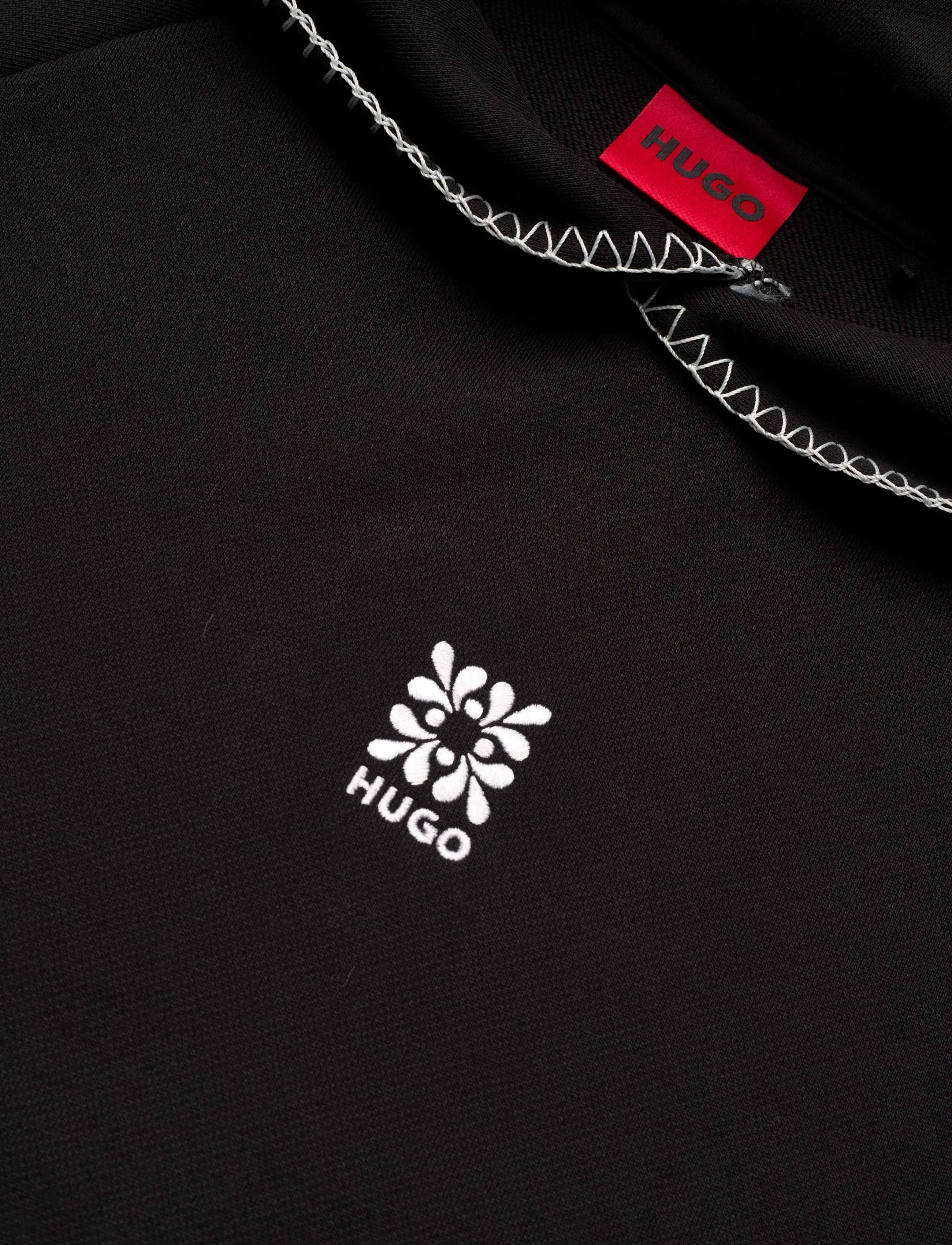 HUGO - Darohood - sweatshirts - black - 5