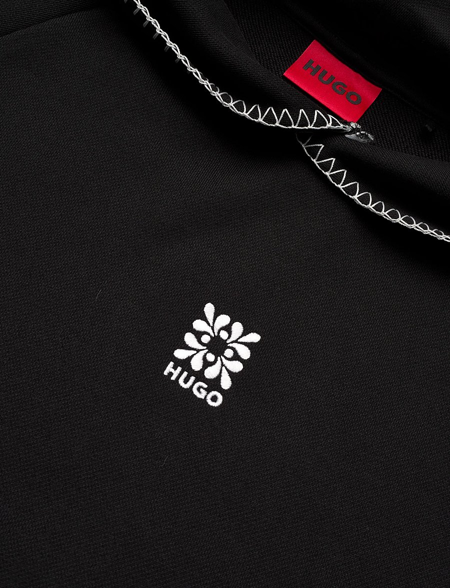HUGO - Darohood - kapuzenpullover - black - 5