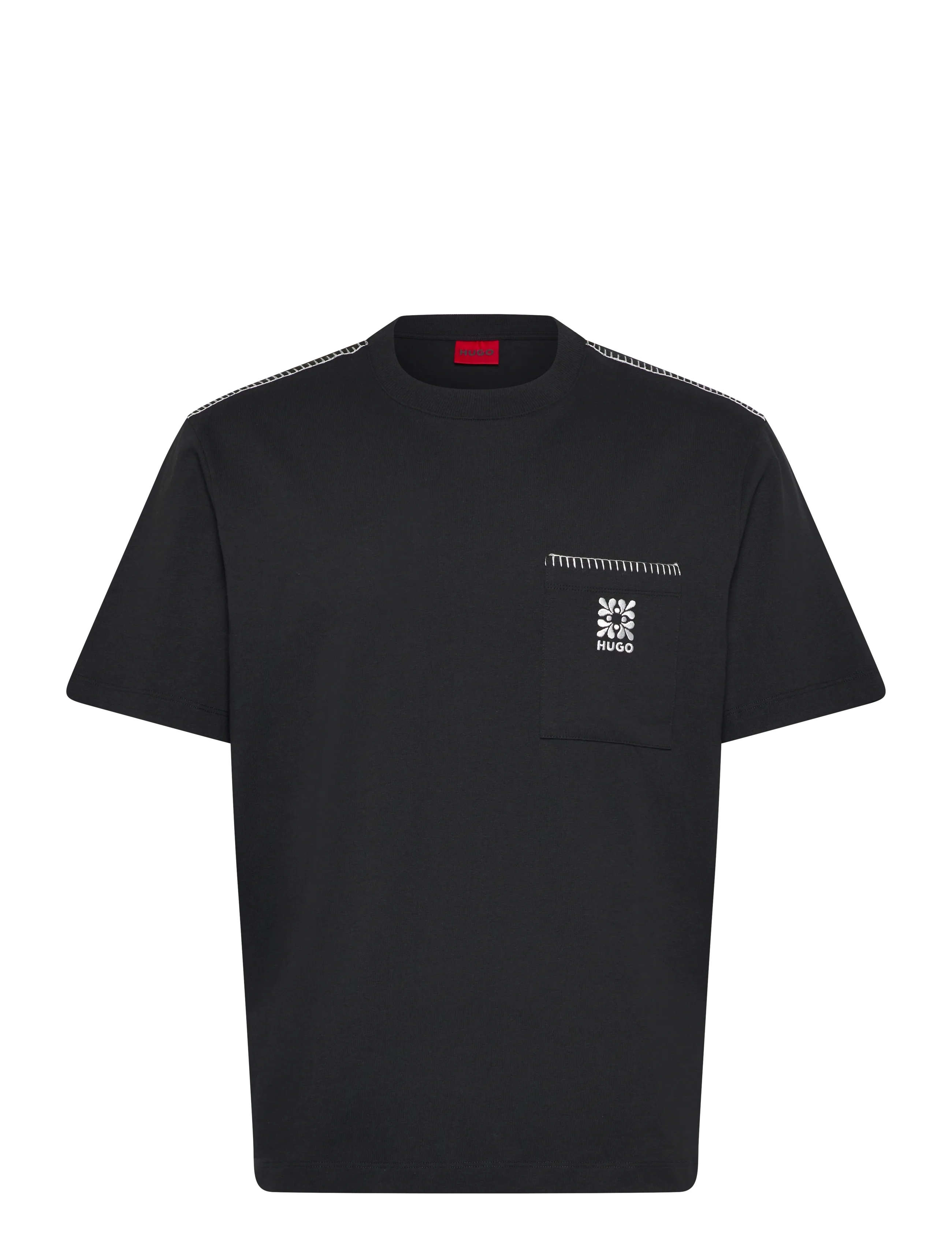 HUGO Darro - Tanktops - BLACK / black