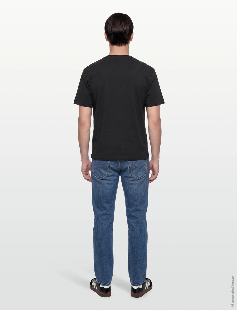 HUGO - Darro - short-sleeved t-shirts - black - 4