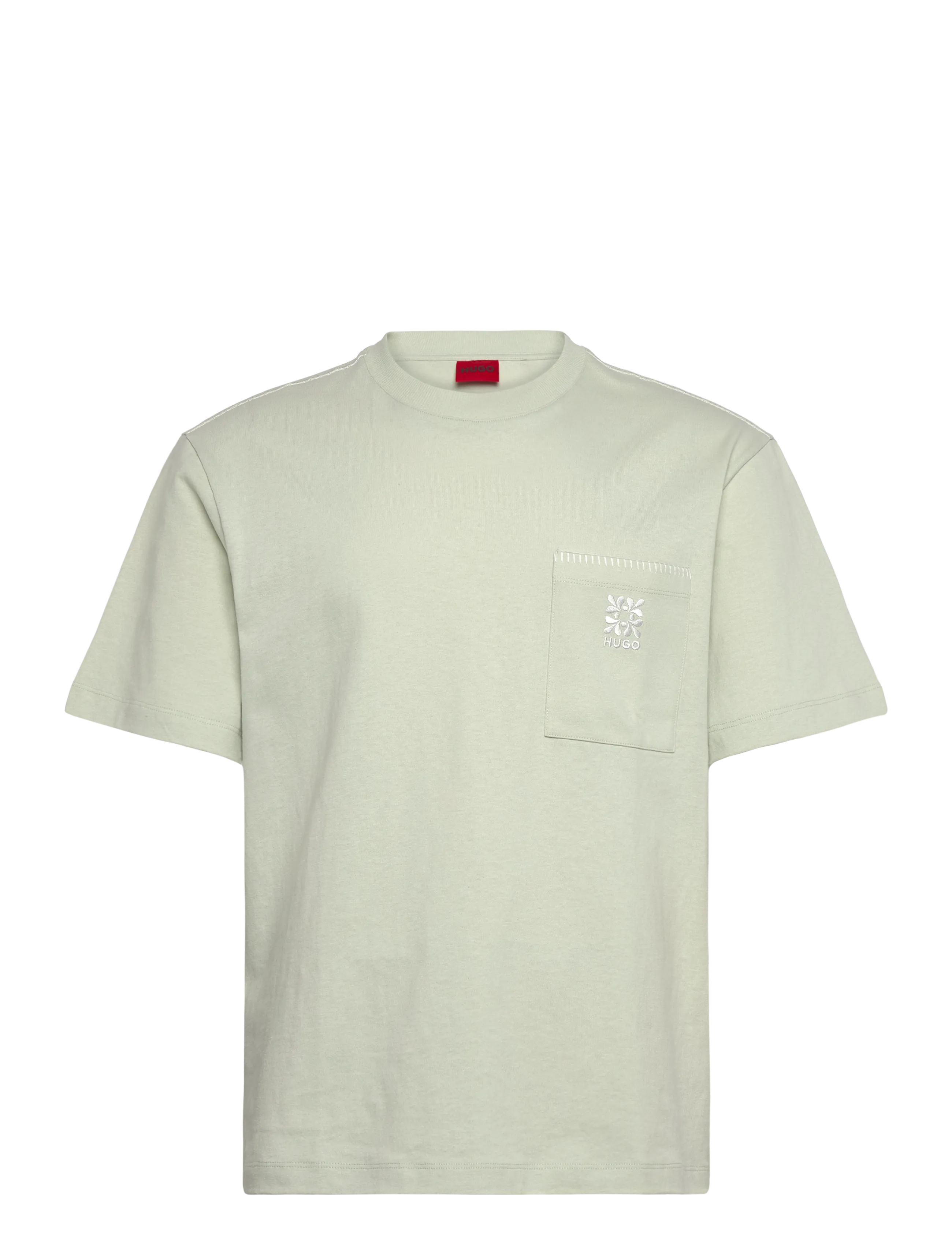 HUGO Darro - T-skjorter - LIGHT/PASTEL GREEN / green