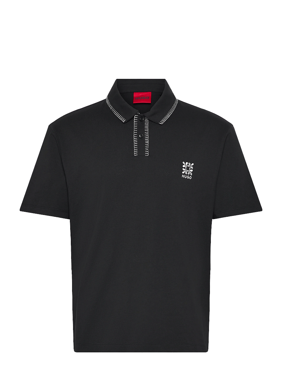 HUGO - Daropolo - kurzärmelig - black - 1