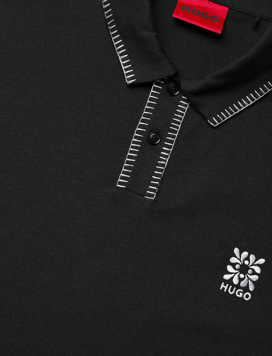 HUGO - Daropolo - kurzärmelig - black - 5