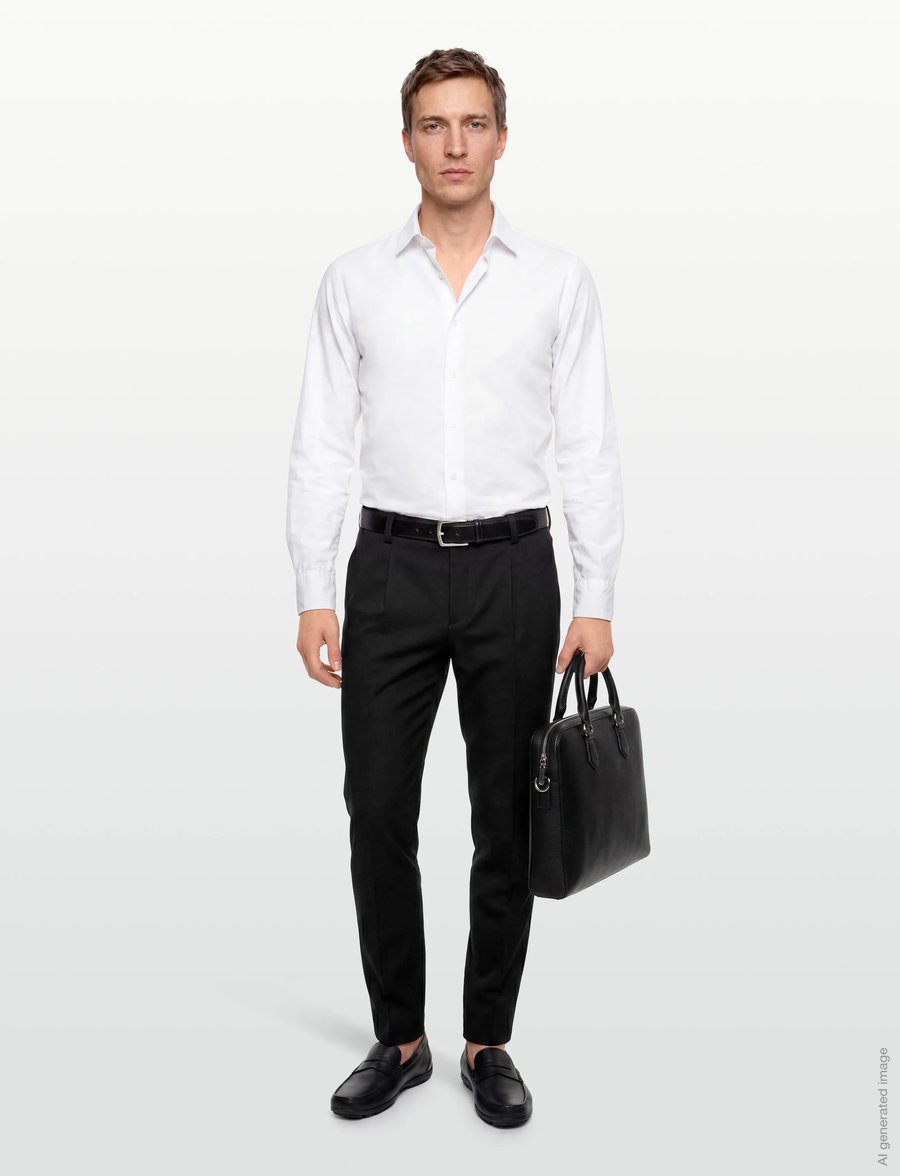 HUGO - Hesten261F1J-H - anzugshosen - black - 0