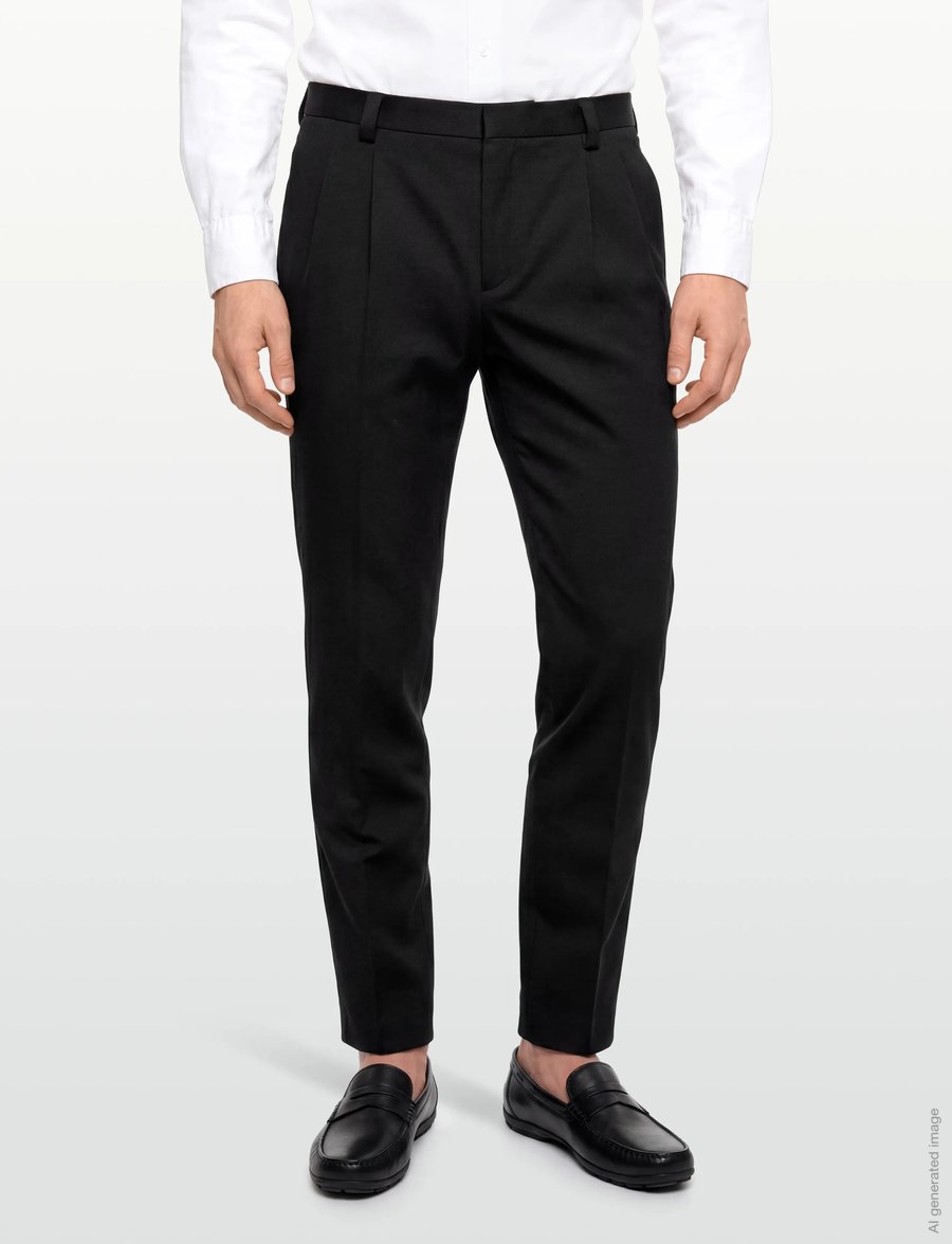 HUGO - Hesten261F1J-H - anzugshosen - black - 3