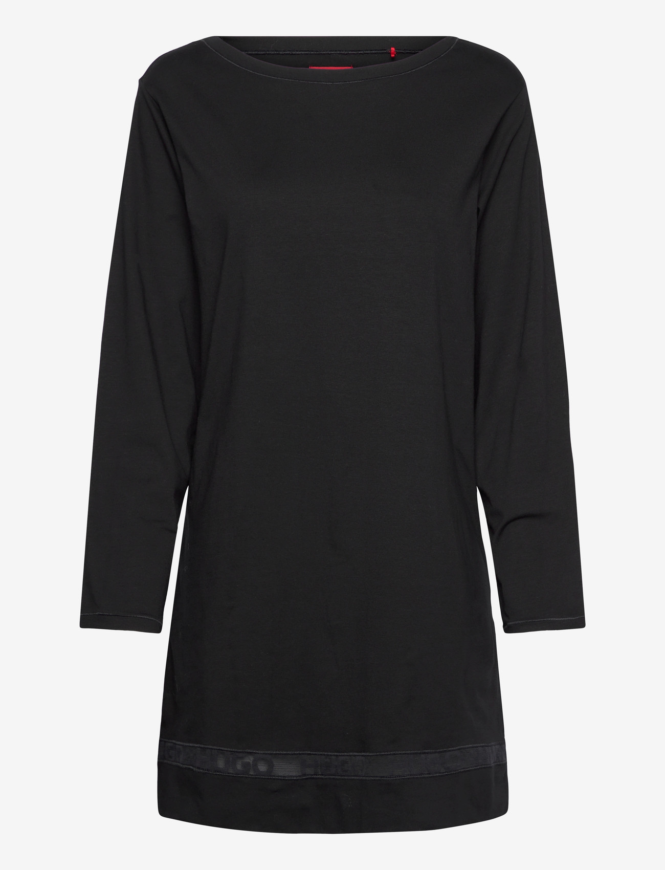 HUGO - MESH LOGO NIGHTY - nachthemden - black - 0