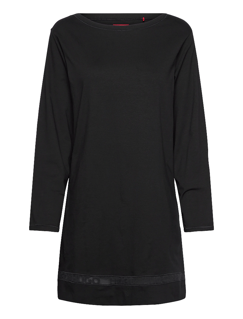 HUGO - MESH LOGO NIGHTY - nachthemden - black - 0