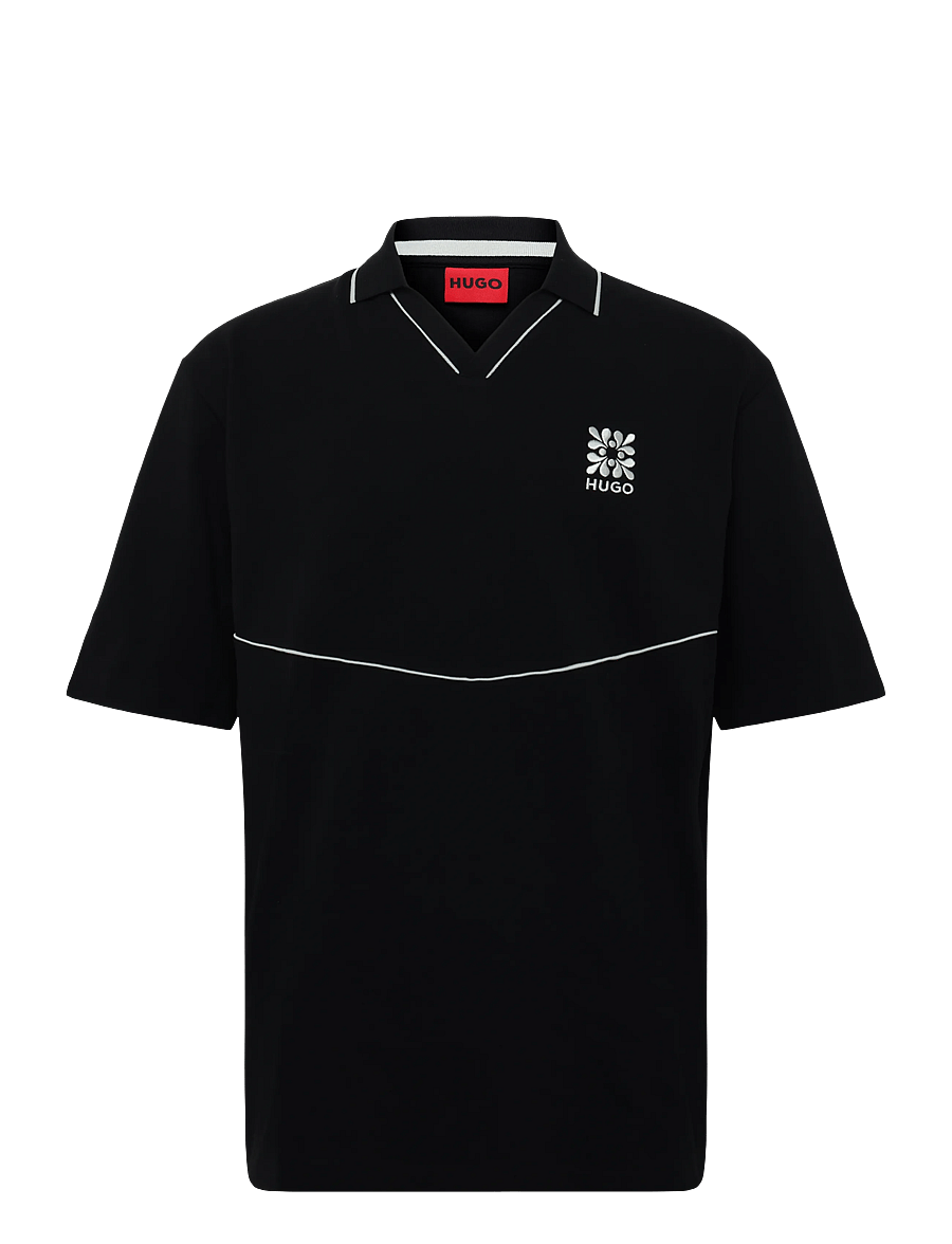 HUGO - Daryo - kortærmede poloer - black - 0