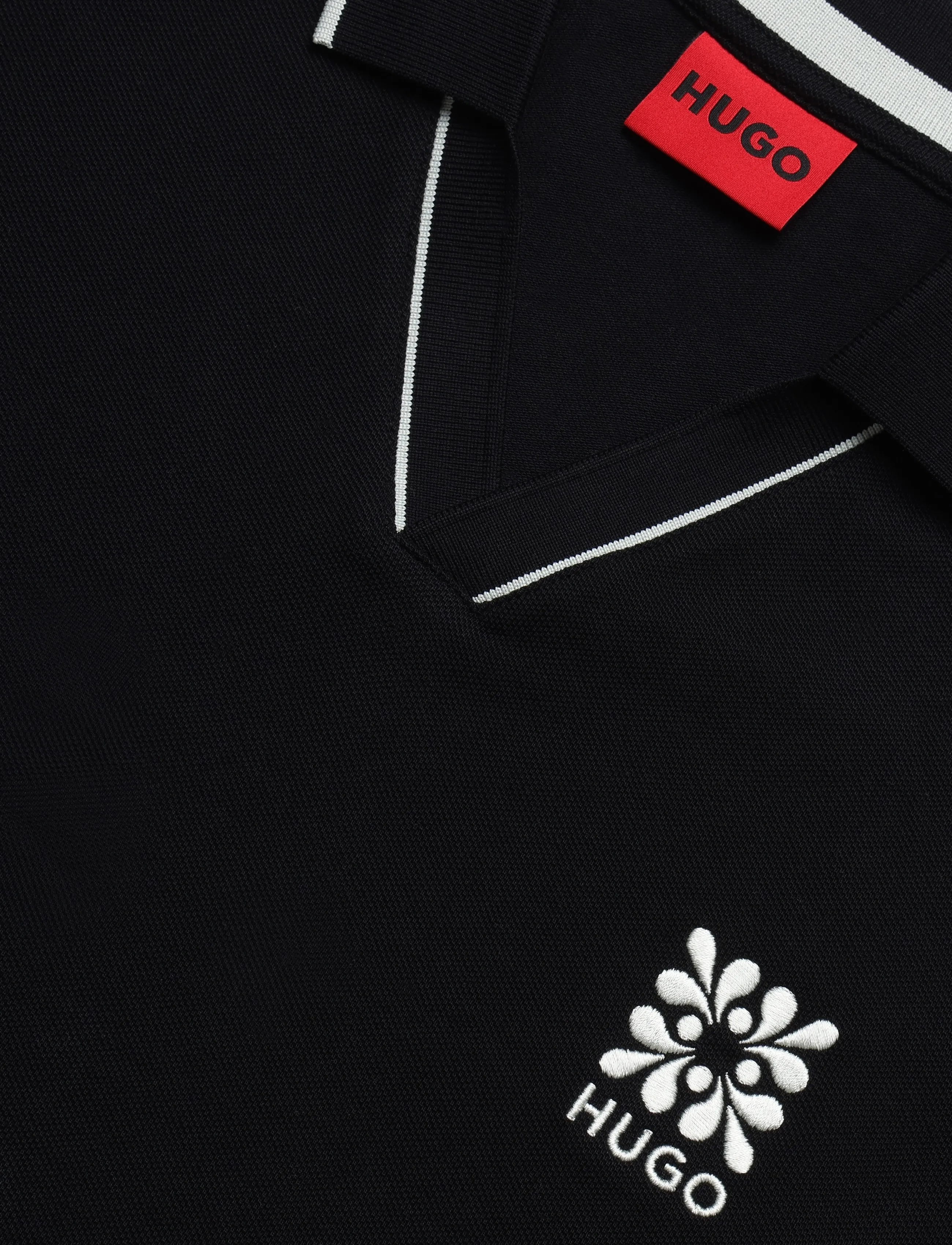 HUGO - Daryo - kortærmede poloer - black - 2