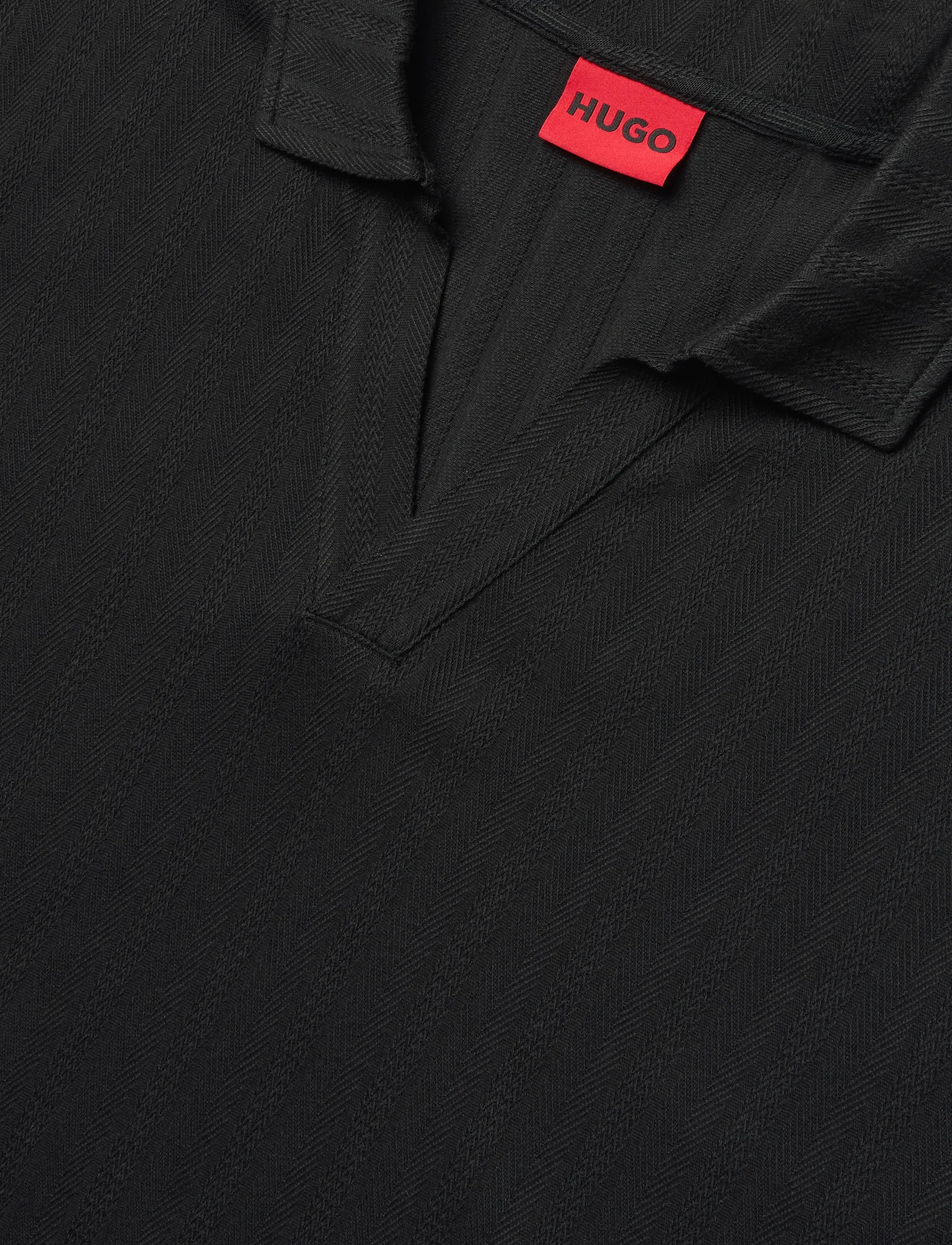 HUGO - Dalibo - lühikeste varrukatega polod - black - 2