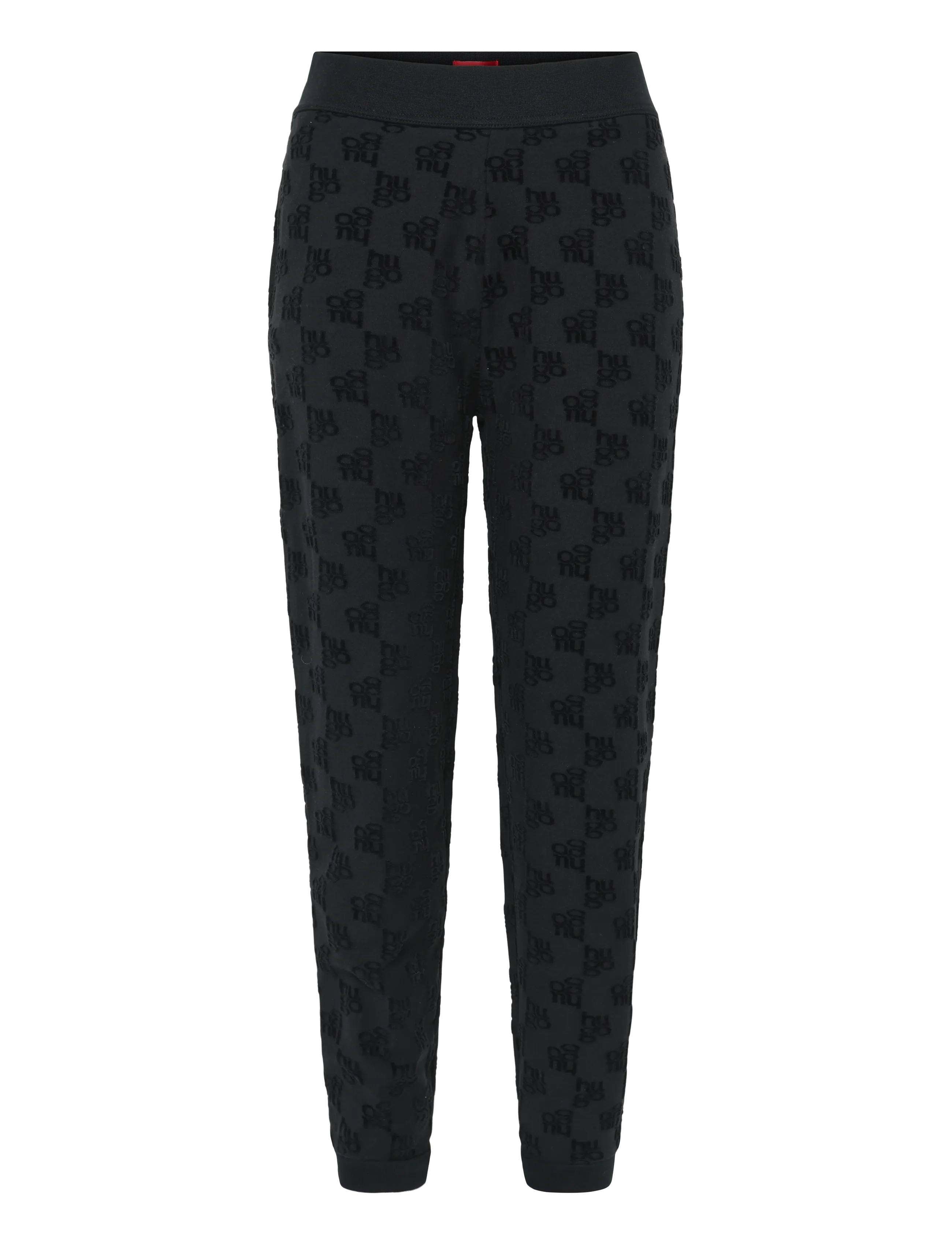 HUGO TERRYMONOGRAM_PANTS - Kläder - BLACK / black