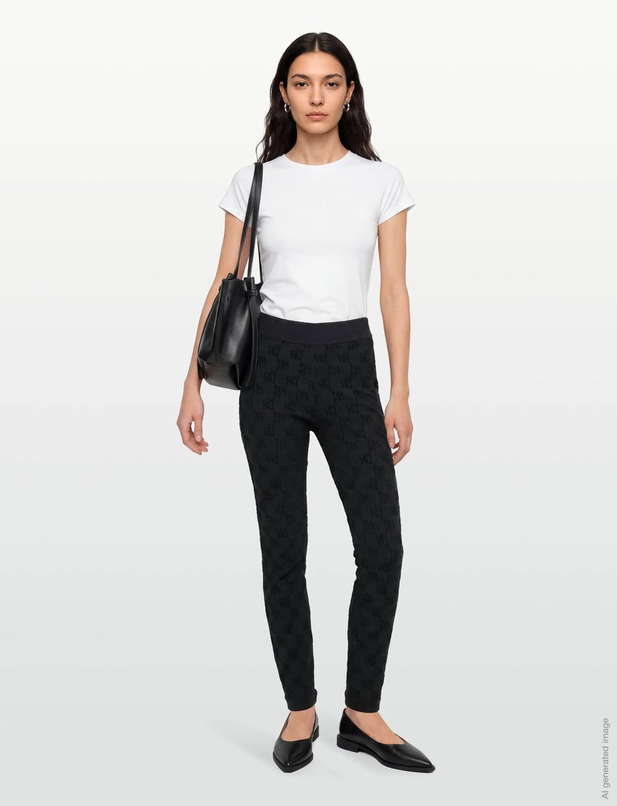 HUGO - TERRYMONOGRAM_PANTS - alltags-style - black - 0