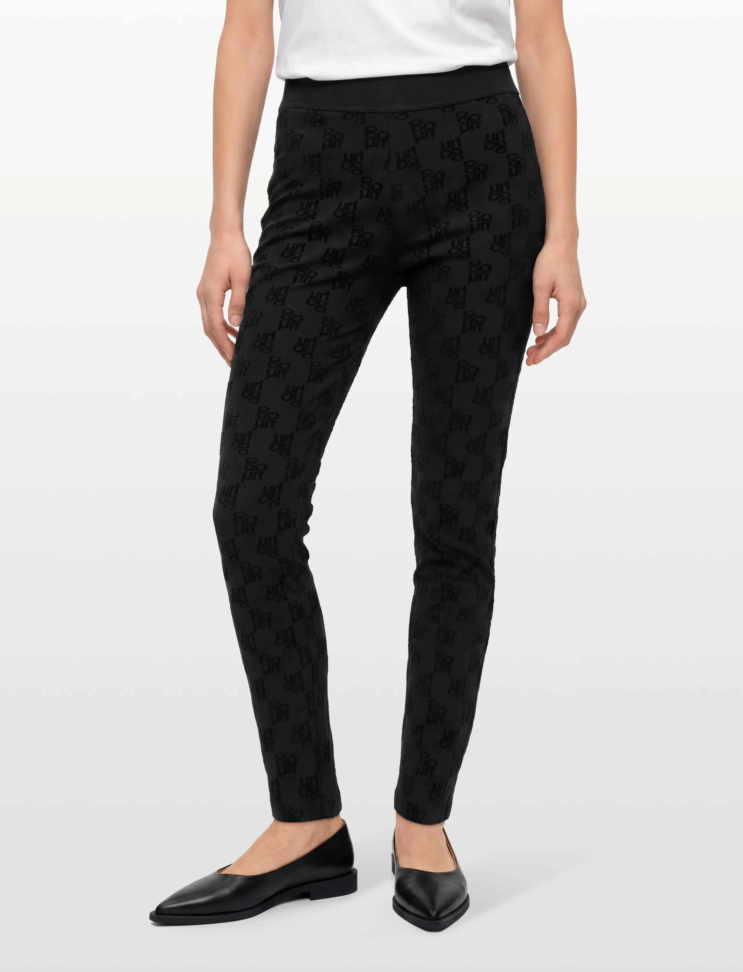 HUGO - TERRYMONOGRAM_PANTS - püksid - black - 3