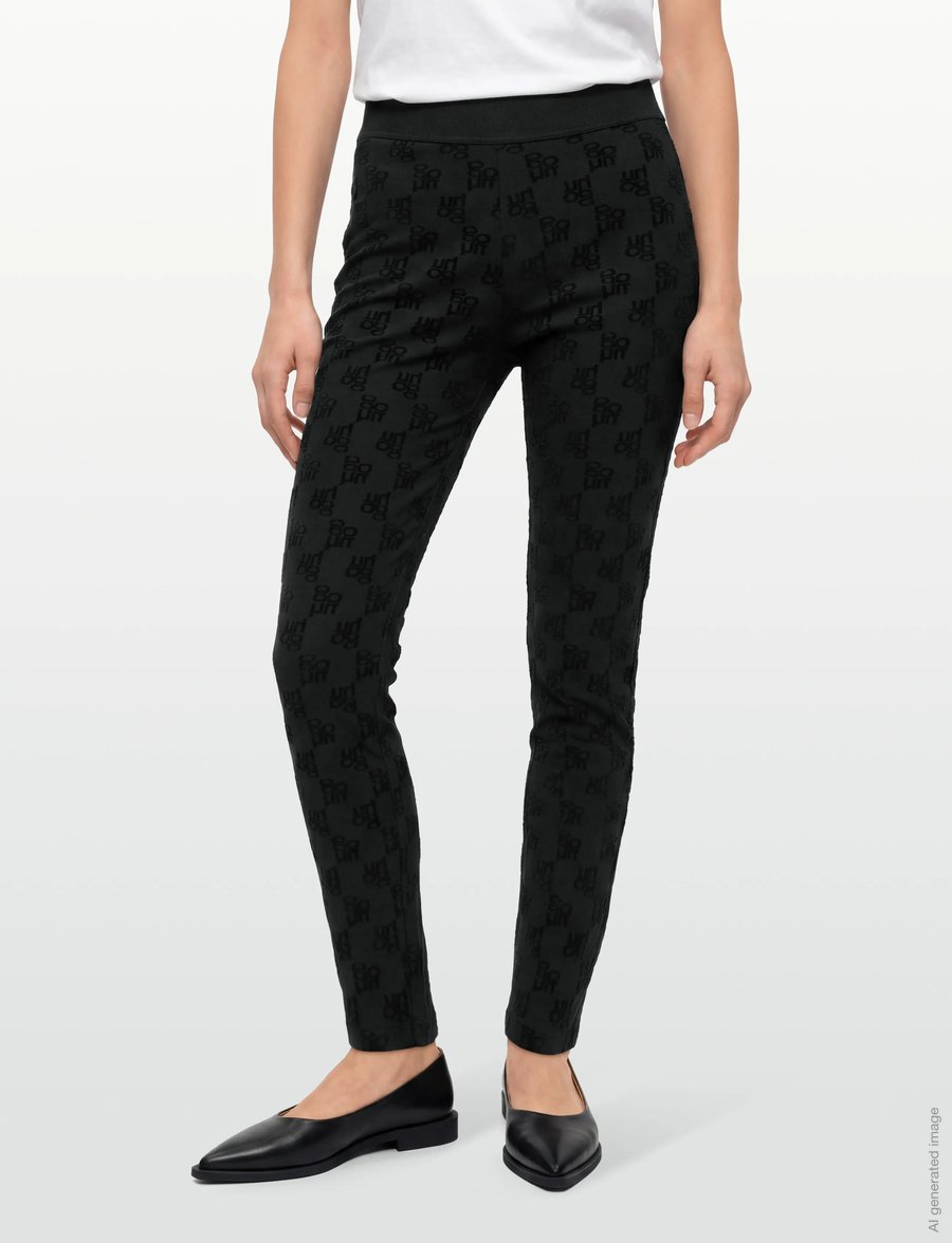 HUGO - TERRYMONOGRAM_PANTS - alltags-style - black - 3