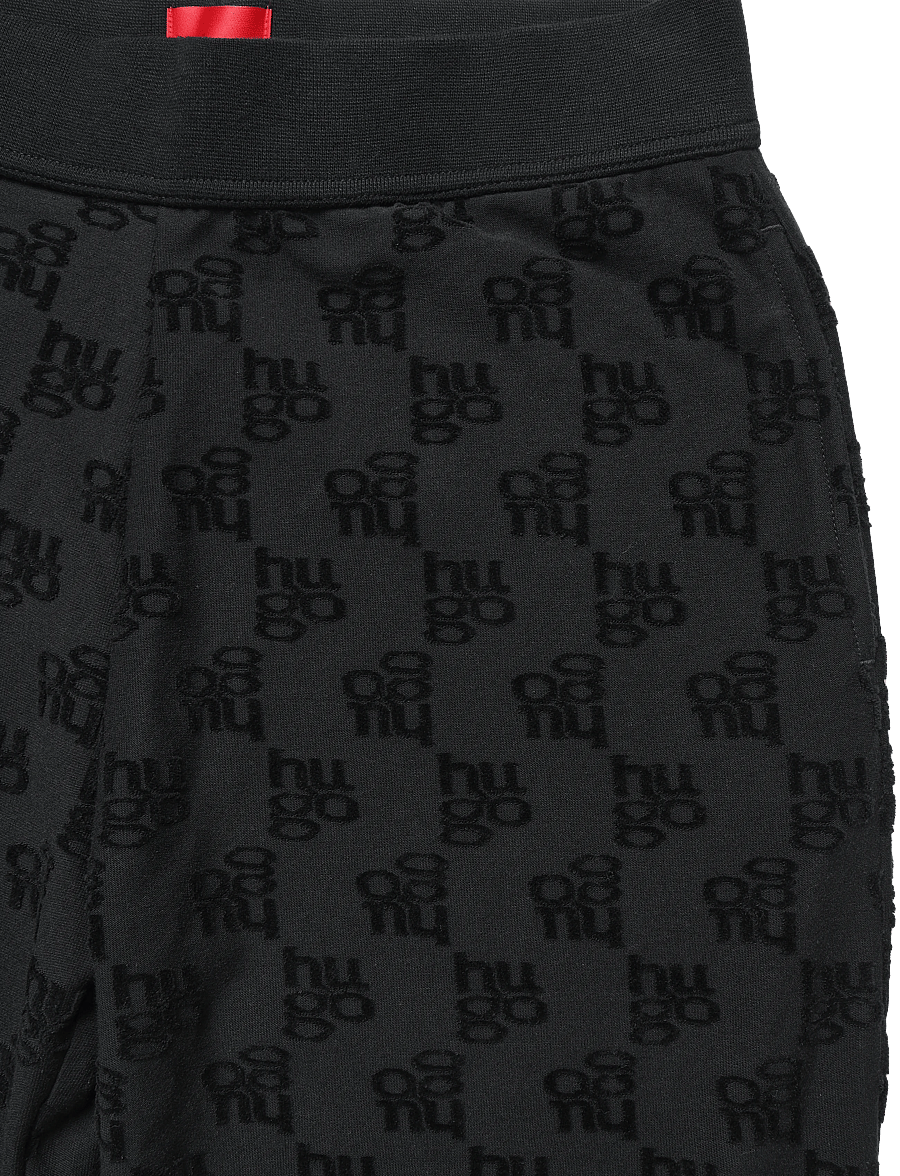 HUGO - TERRYMONOGRAM_PANTS - black - 2