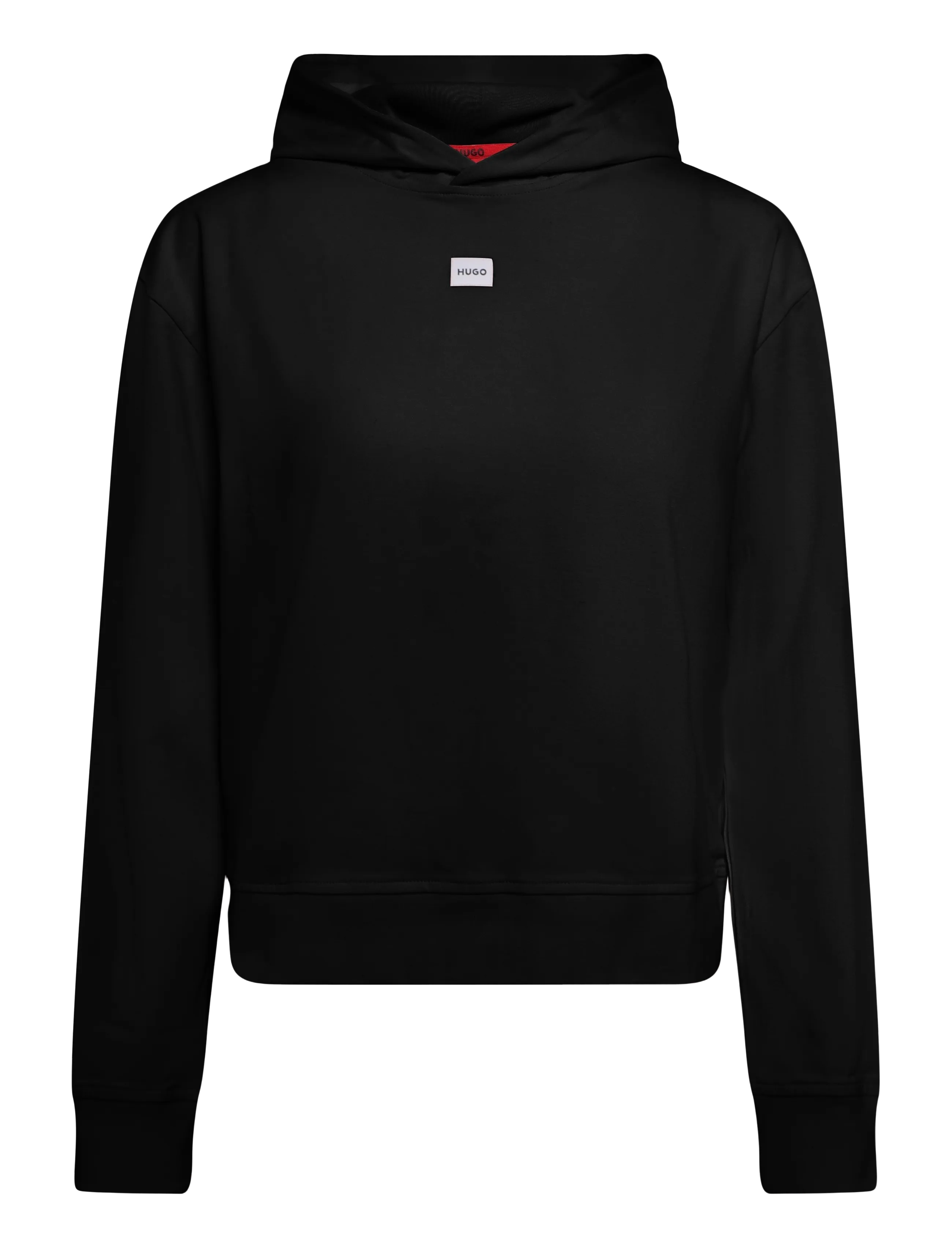 HUGO SIGNATURE_HOODIE - Kläder - BLACK / black