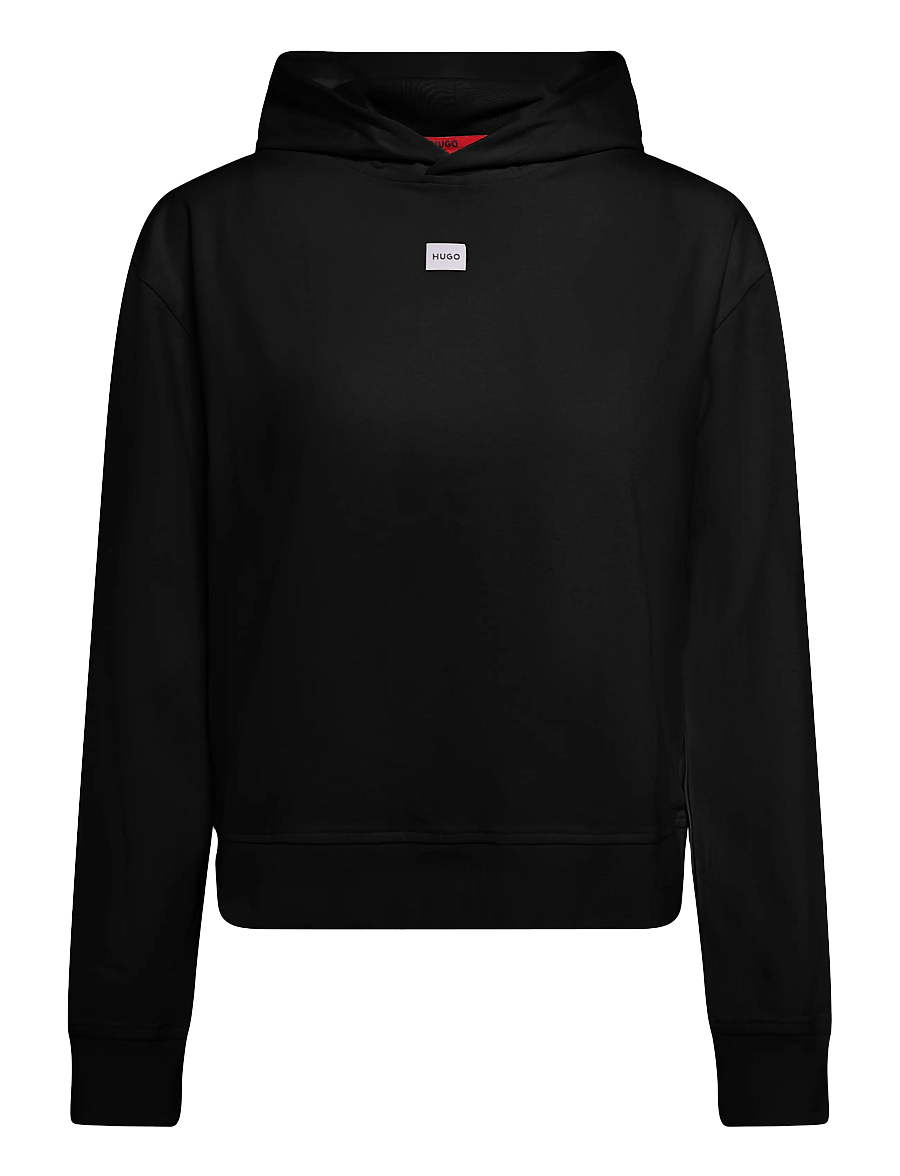 HUGO - SIGNATURE_HOODIE - enkelknäppta kavajer - black - 0