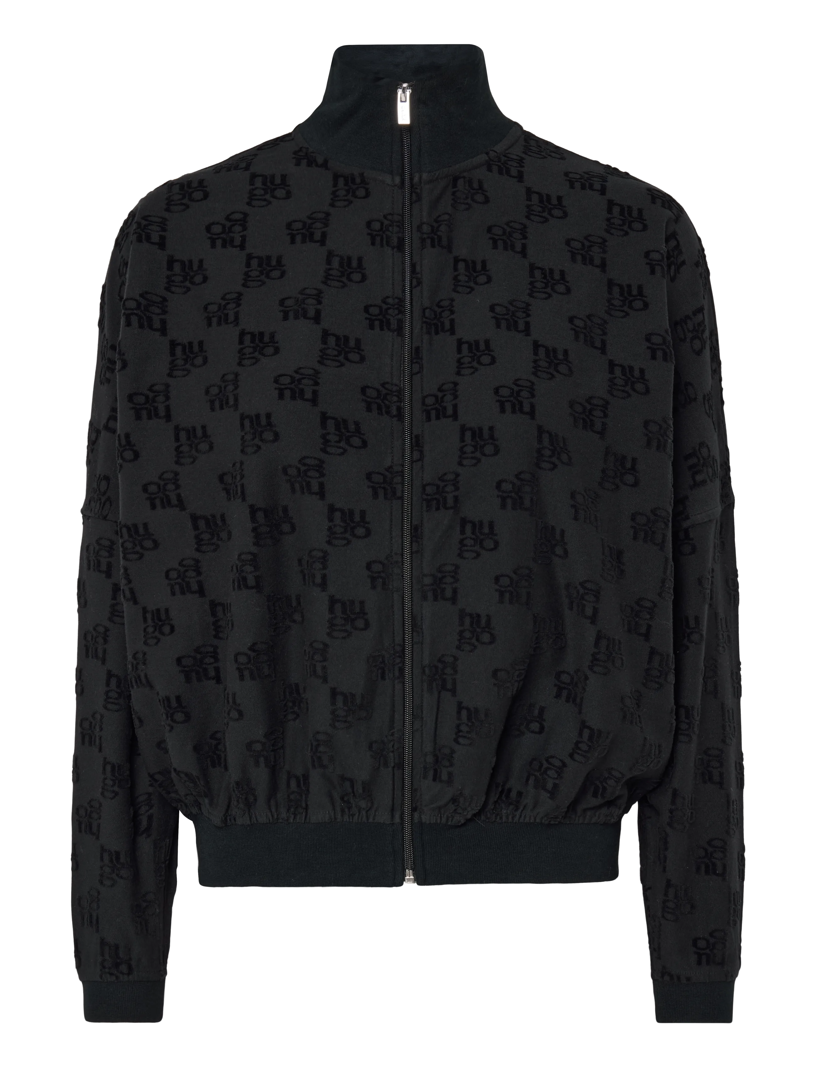 HUGO TERRYMONOGRAM_JACKET - Jacken - BLACK / black