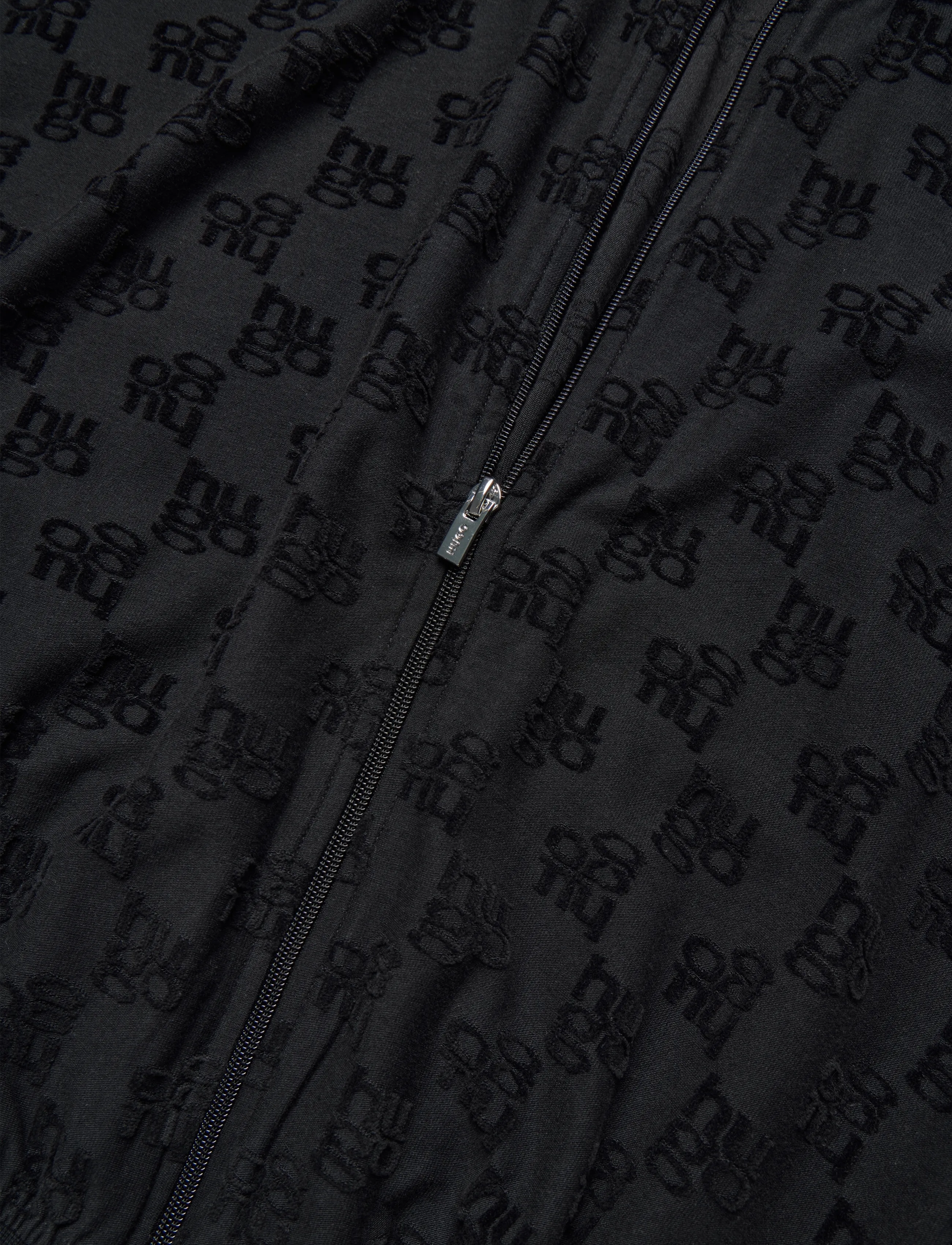 HUGO - TERRYMONOGRAM_JACKET - black - 3