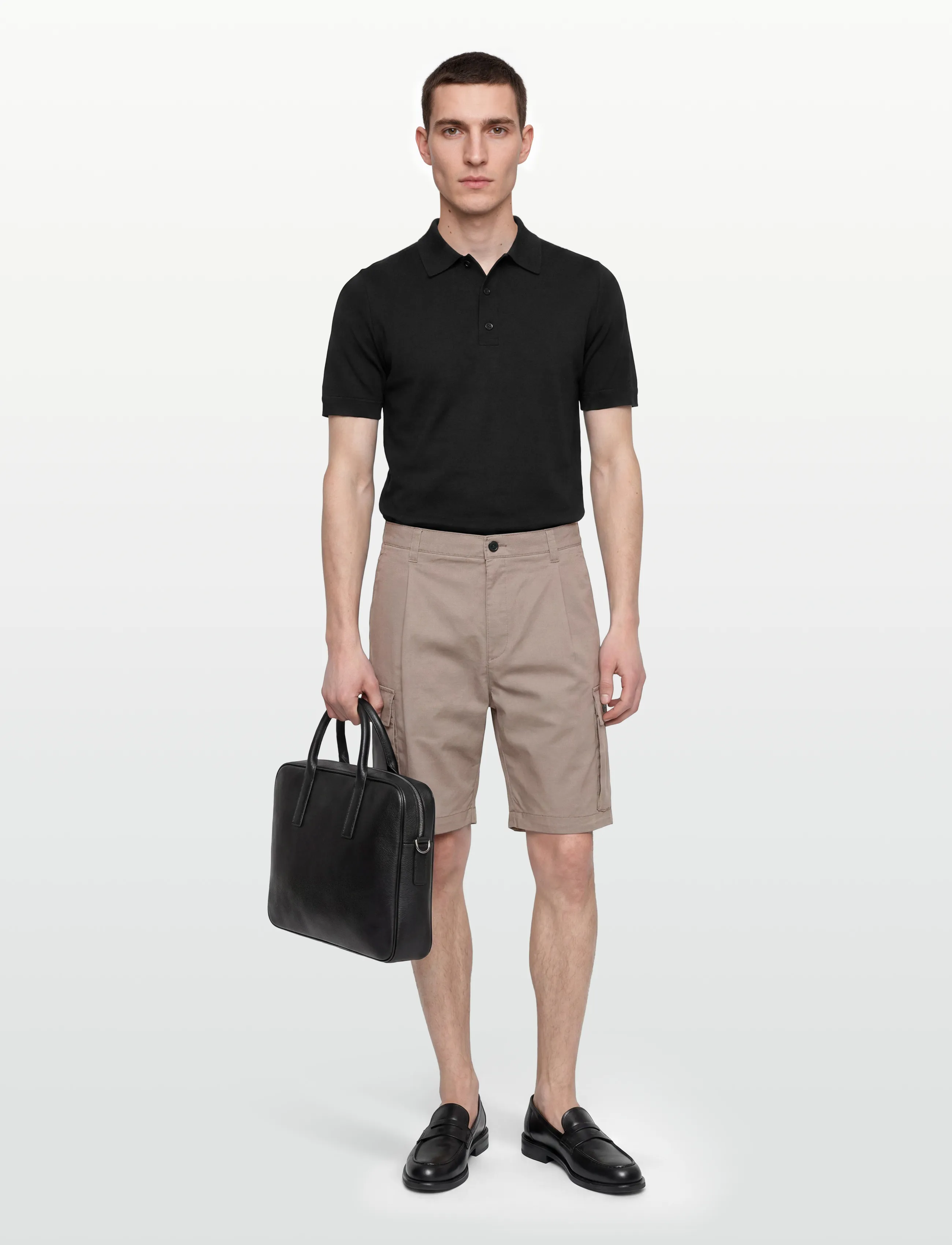 HUGO Craysen262S - Shorts - LIGHT/PASTEL BROWN / beige