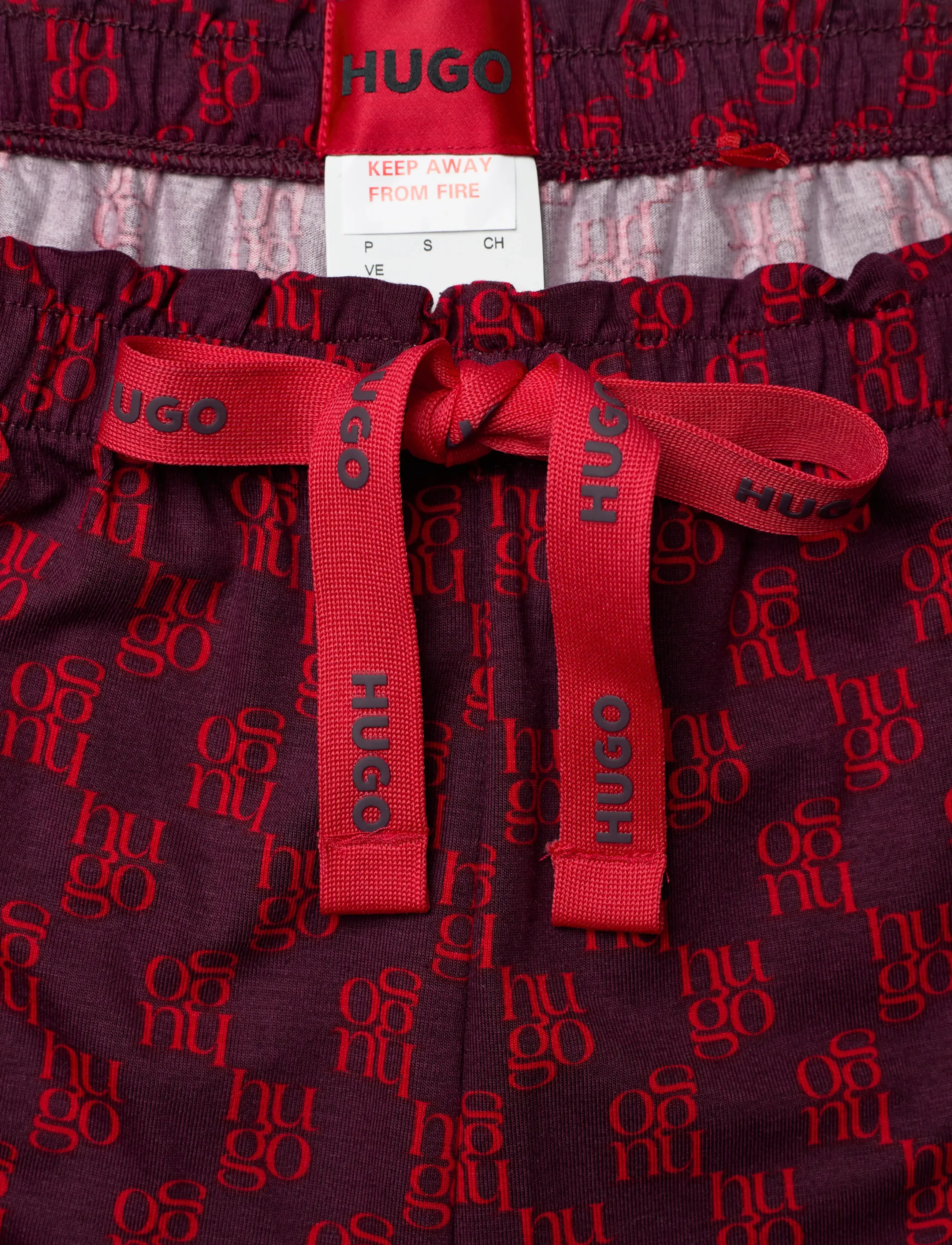 HUGO - CASUAL PANTS - náttbuxur - open red - 2