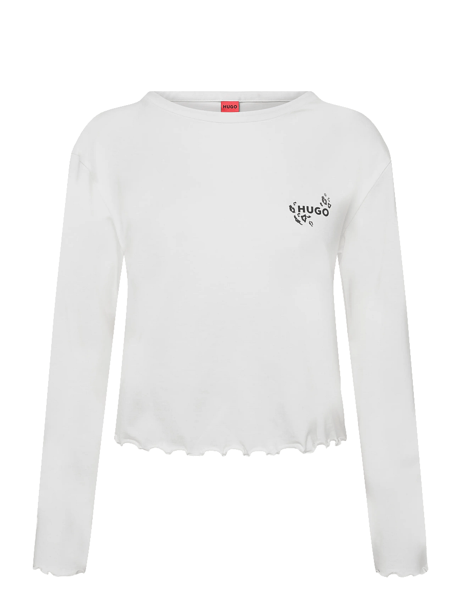 HUGO - CASUAL LS-SHIRT - langärmlige tops - natural - 0
