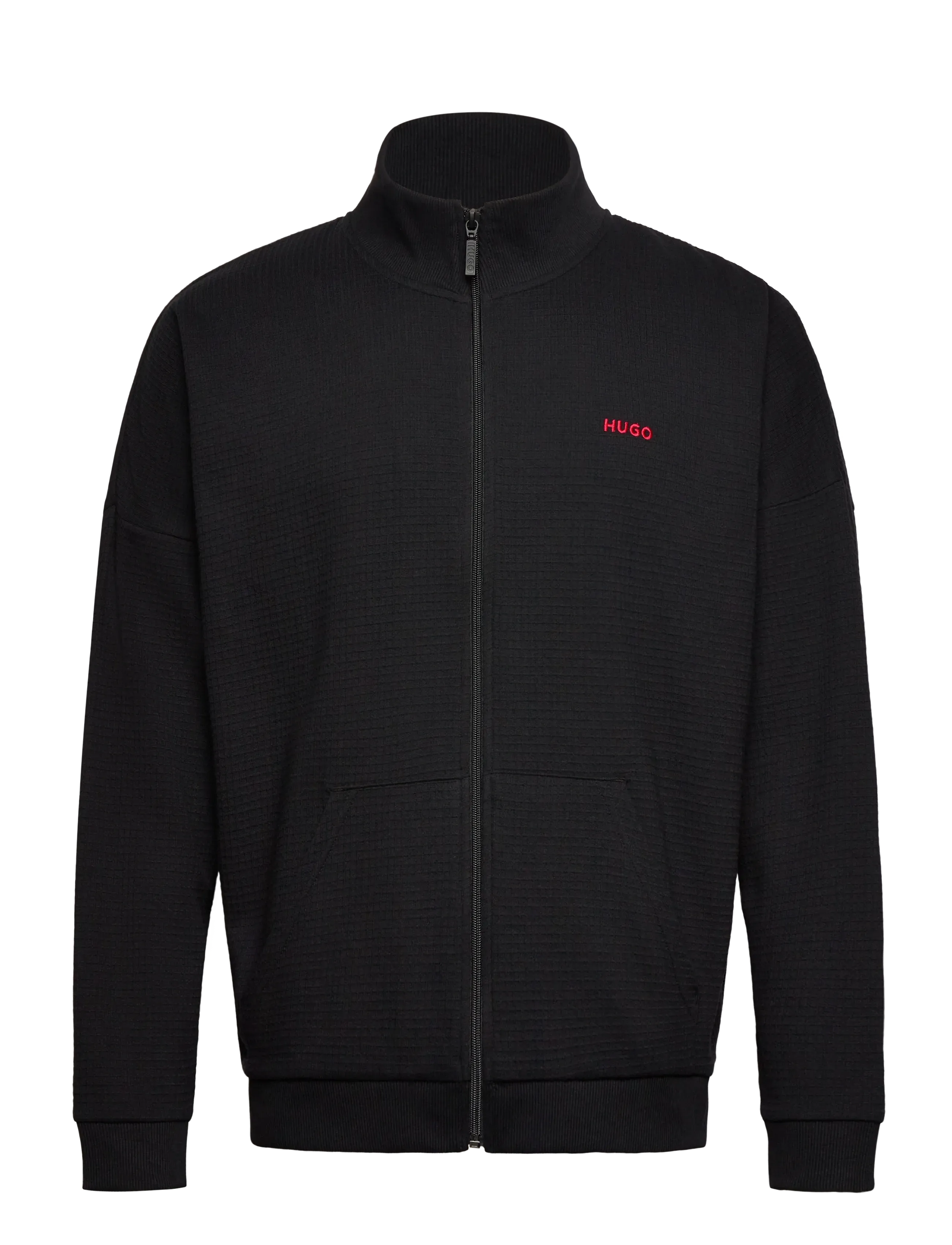 Waffle-jacquard jacket 5
