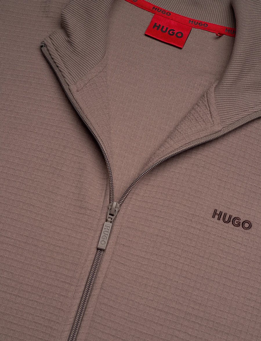 HUGO - AUSTIN ZIP JACKET - efterårsjakker - rust/copper - 2