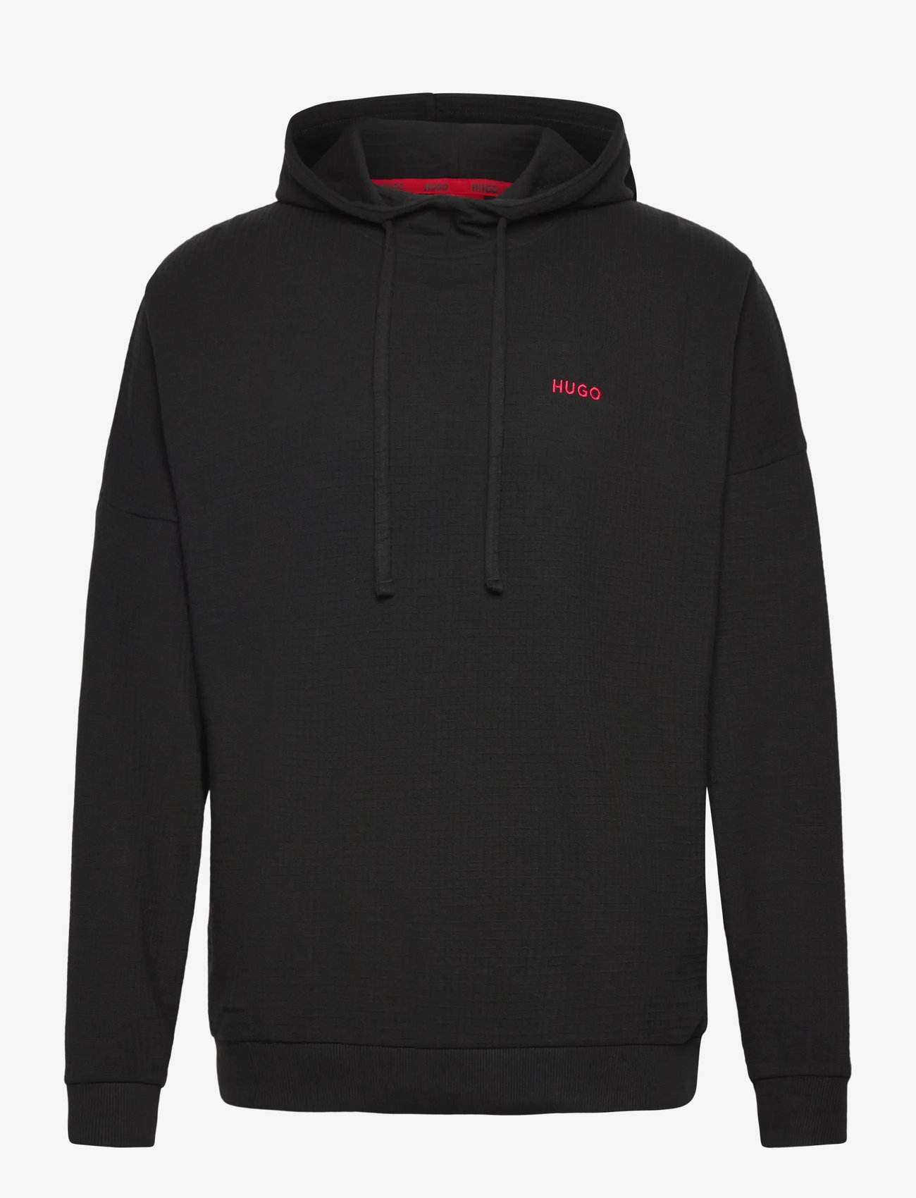 HUGO - AUSTIN HOODIE - sweatshirts - black - 0