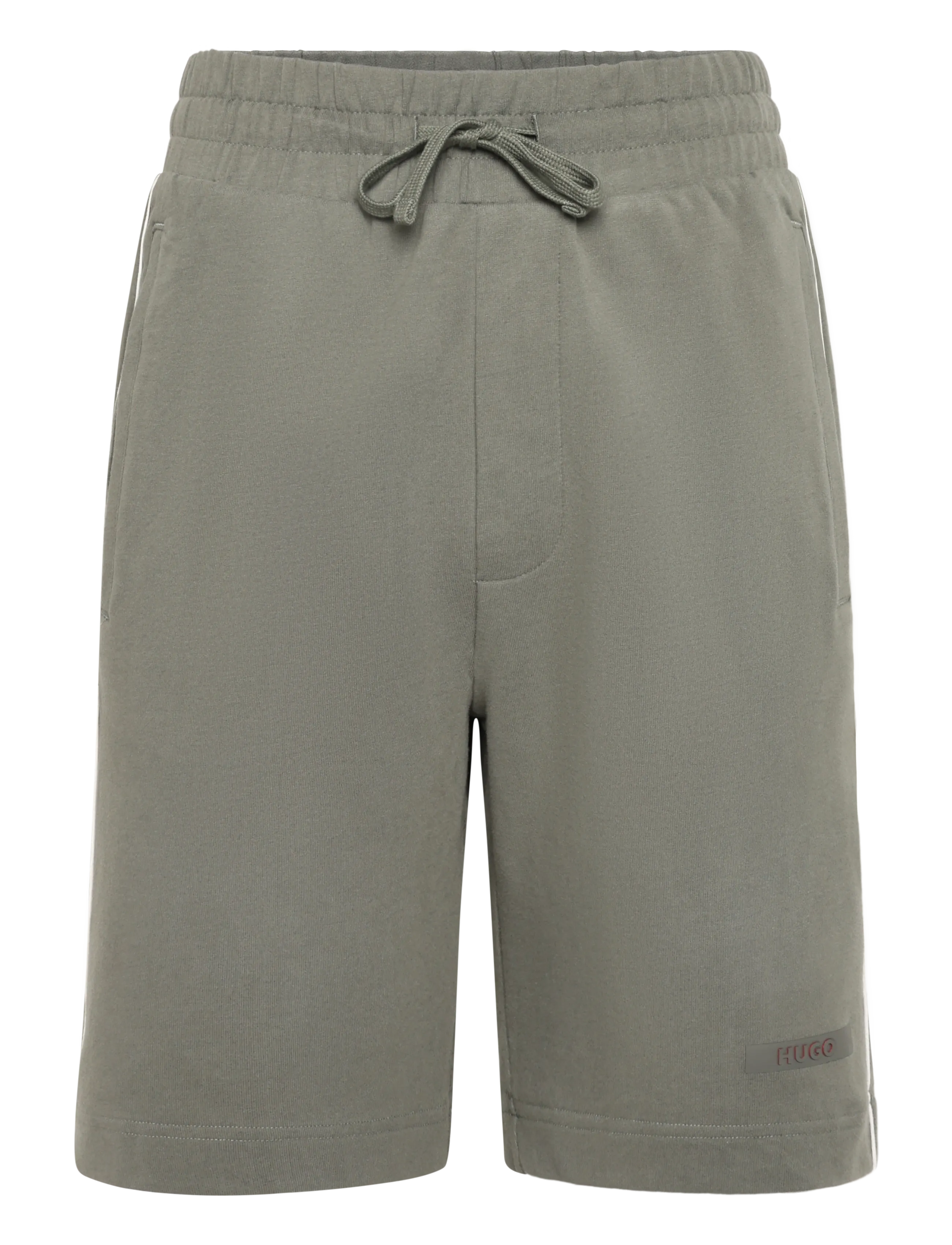 HUGO PALO SHORTS - Sweatshorts - DARK GREEN / khaki/green