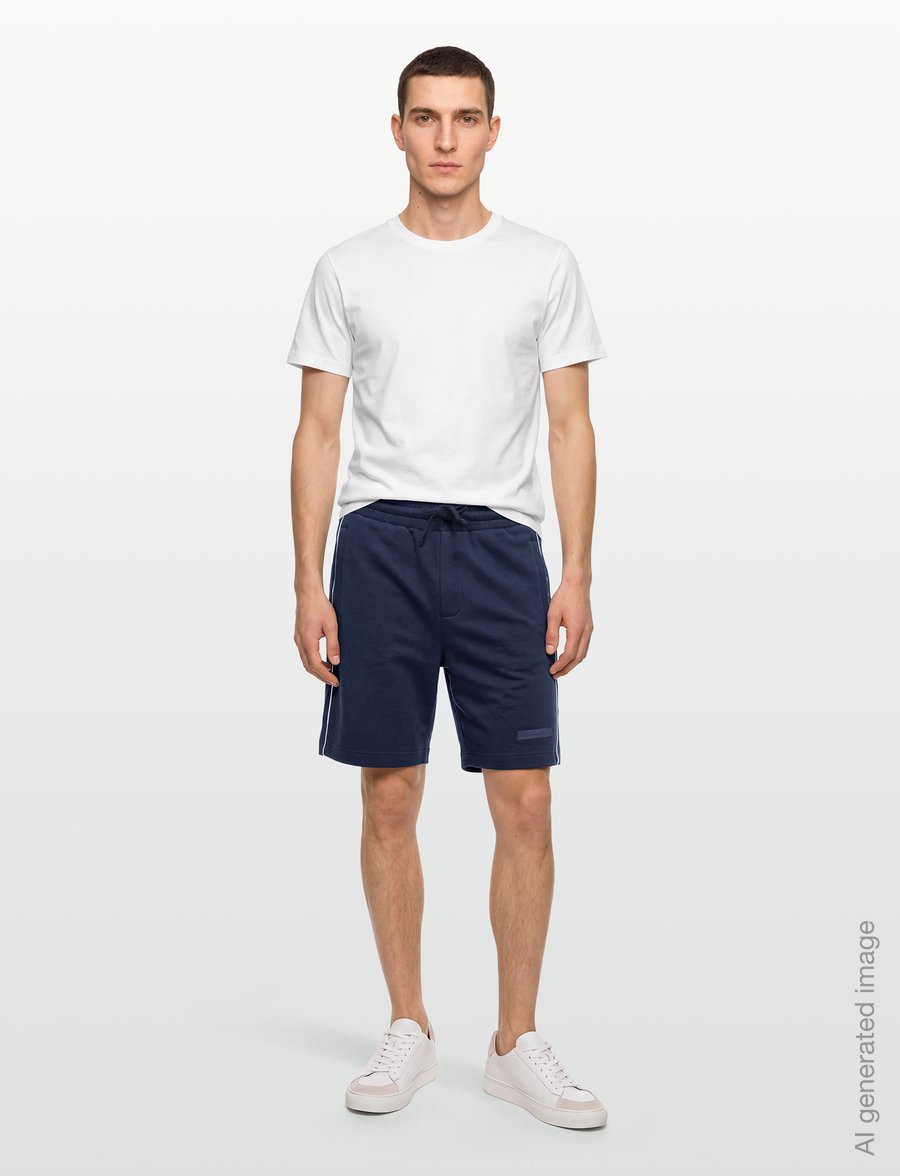 HUGO - PALO SHORTS - sweatshorts - navy - 0