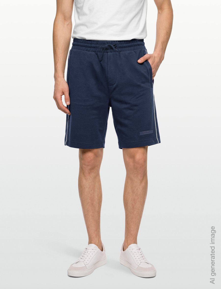 HUGO - PALO SHORTS - sweatshorts - navy - 3