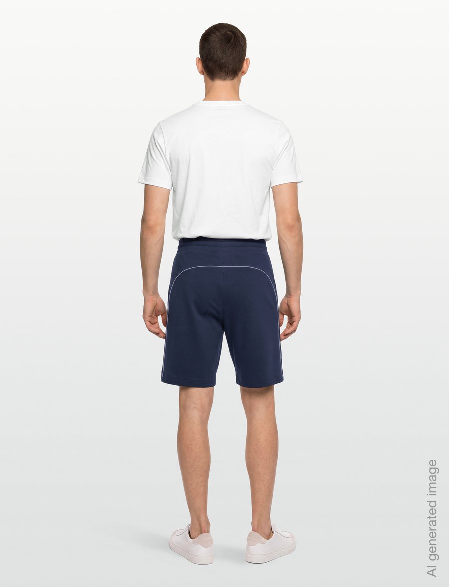 HUGO - PALO SHORTS - sweatshorts - navy - 4