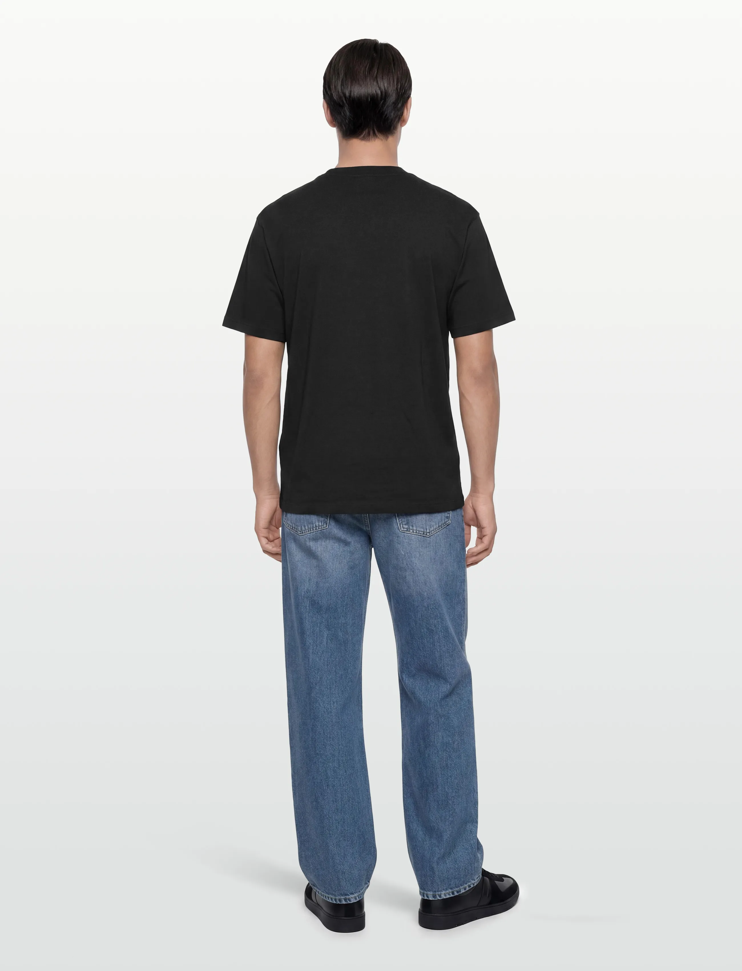 HUGO - Dalent - short-sleeved t-shirts - black - 4