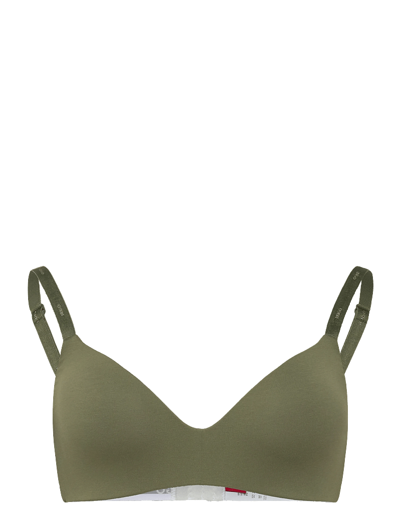 HUGO - HUGO ID BRALETTE PAD - bralette - dark green - 0