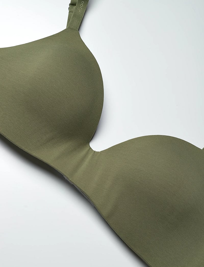 HUGO - HUGO ID BRALETTE PAD - bralette - dark green - 2