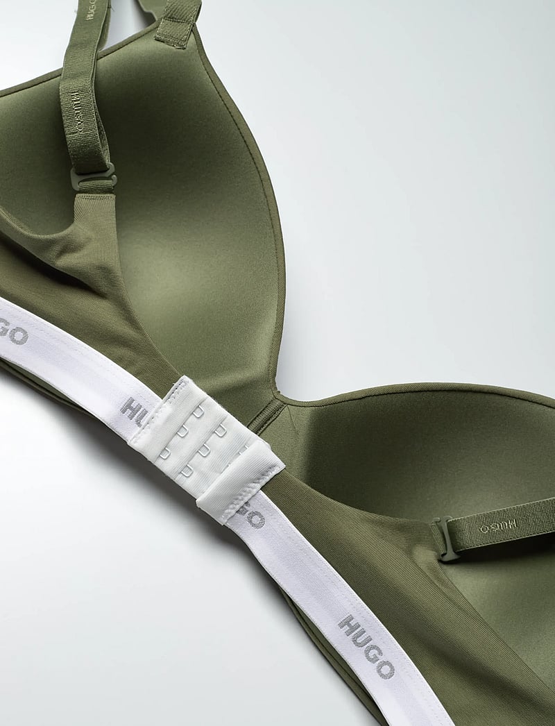 HUGO - HUGO ID BRALETTE PAD - bralette - dark green - 3