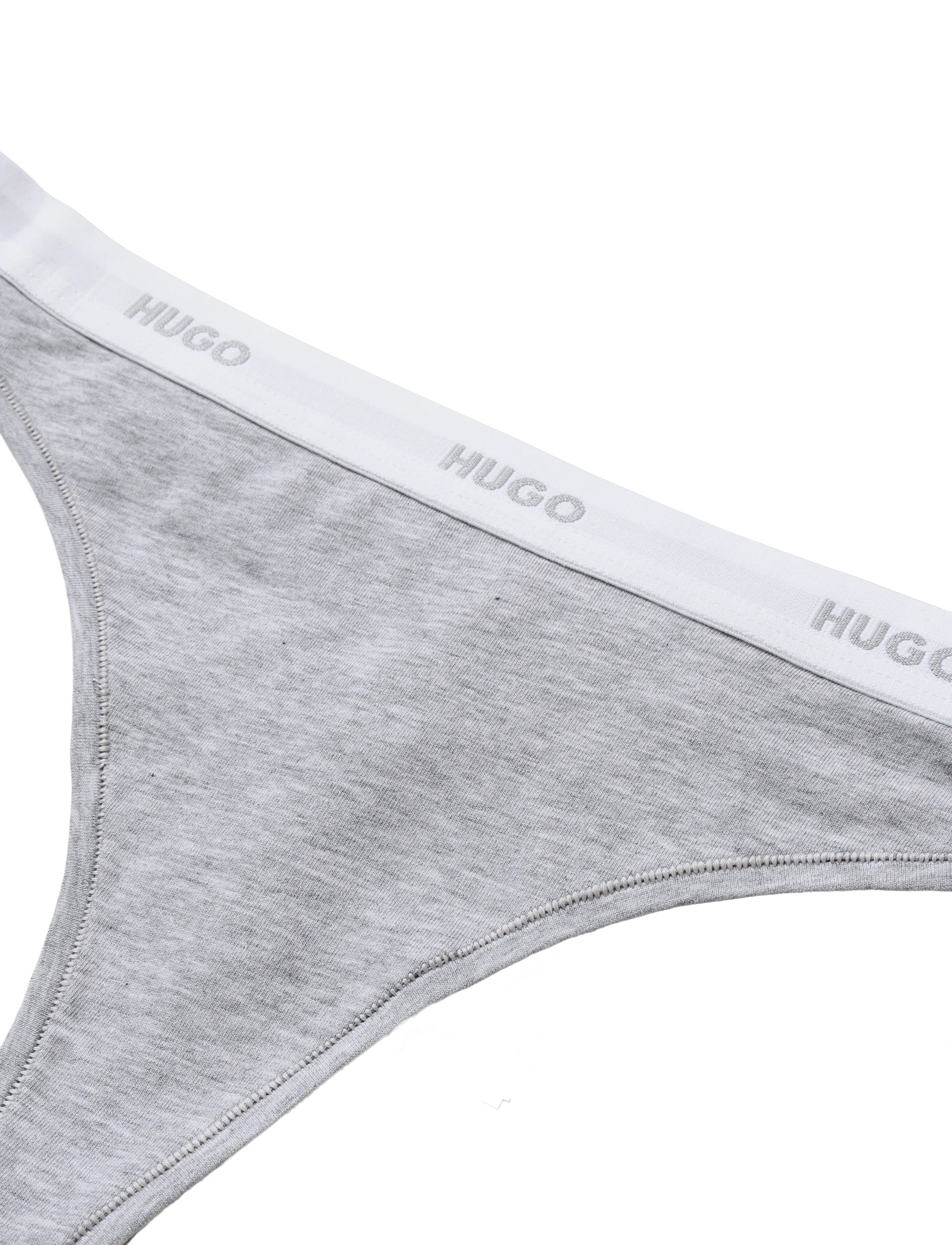 HUGO - HUGO ID THONG - thongs - medium grey - 2