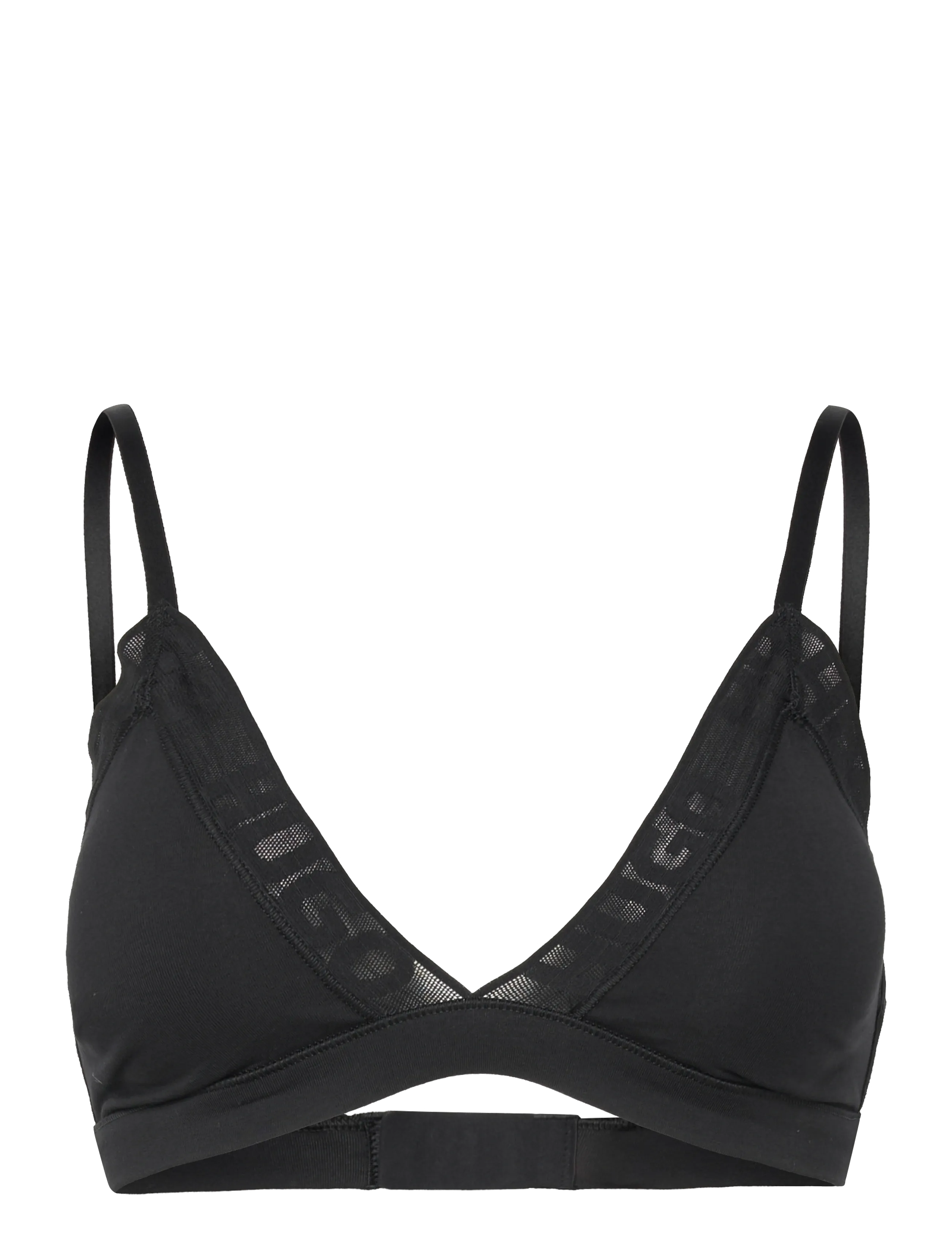 HUGO Mesh Logo Triangle P Schwarz - S - Damen