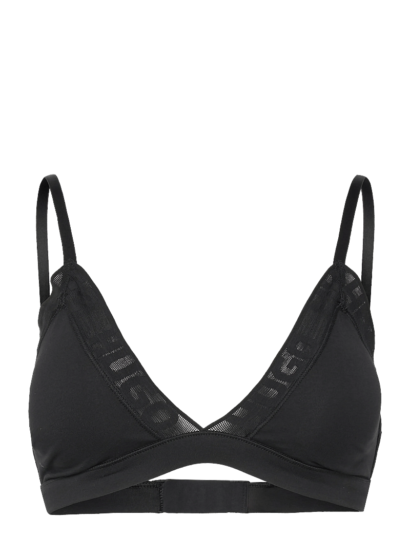 HUGO - MESH LOGO TRIANGLE P - bralette - black - 0