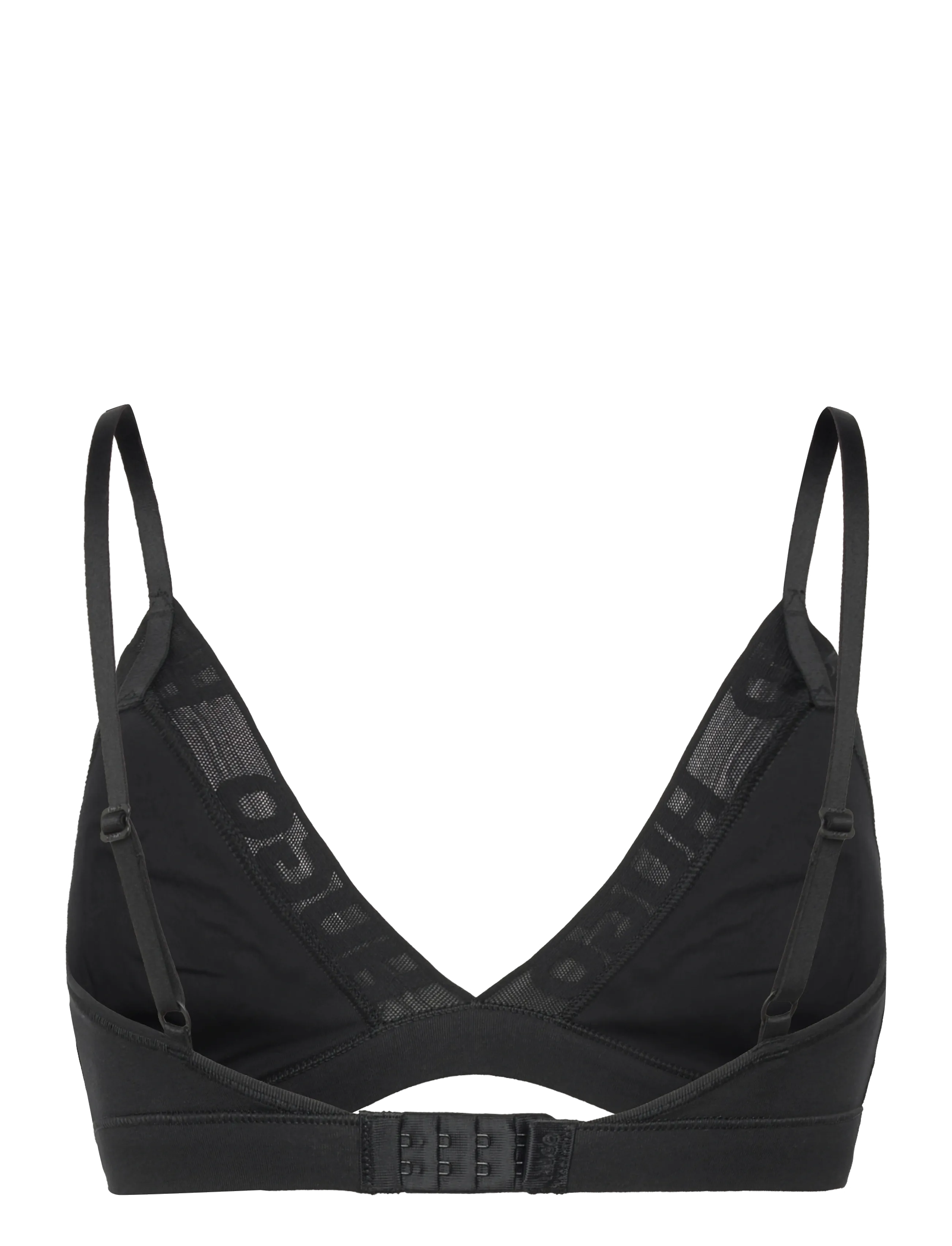HUGO - MESH LOGO TRIANGLE P - bralette - black - 1