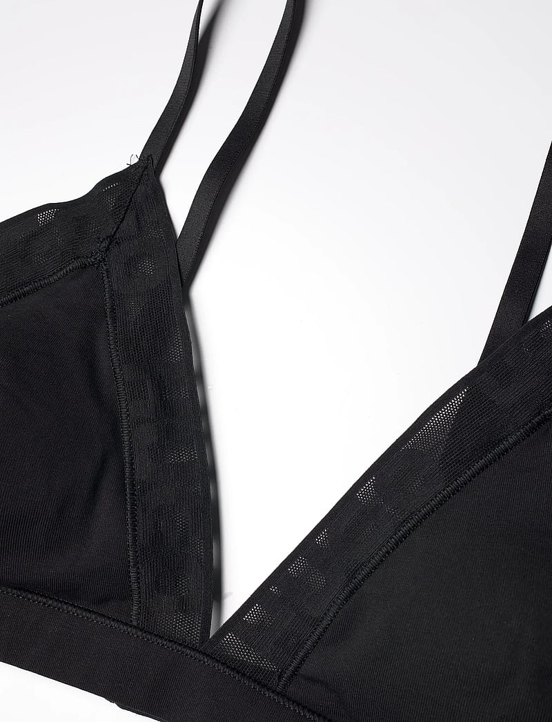 HUGO - MESH LOGO TRIANGLE P - bralette - black - 2
