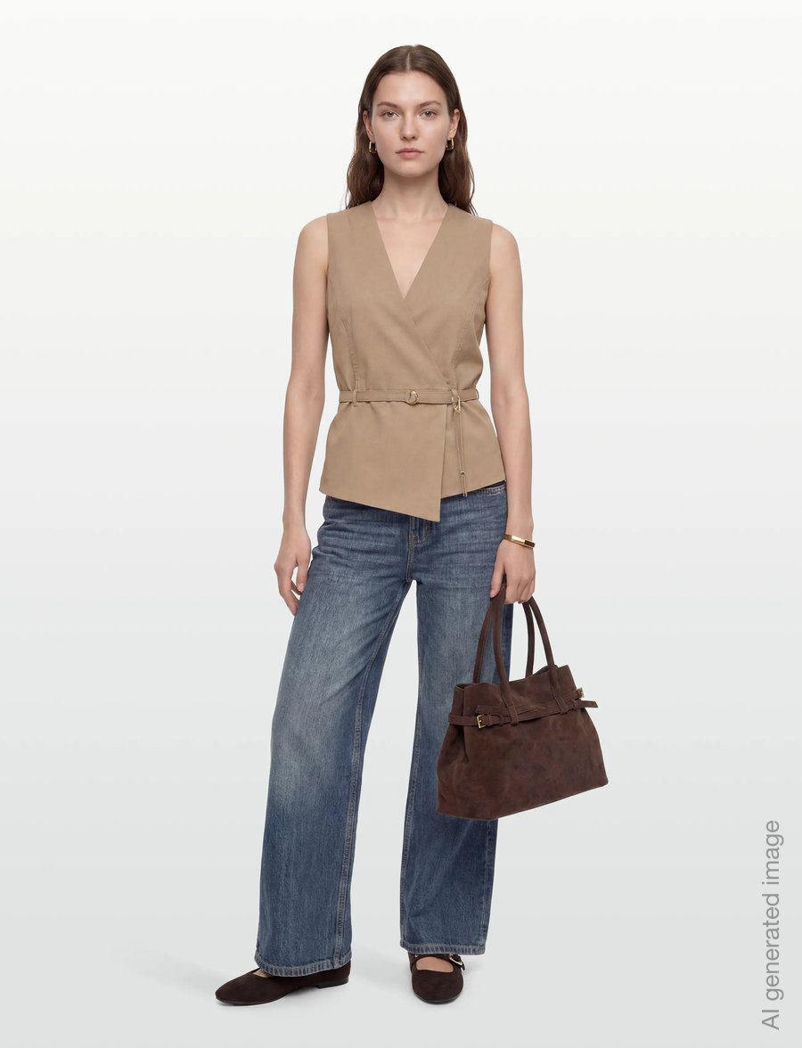 HUGO - Ahella-1-W - Ülikonna vestid - light/pastel brown - 0