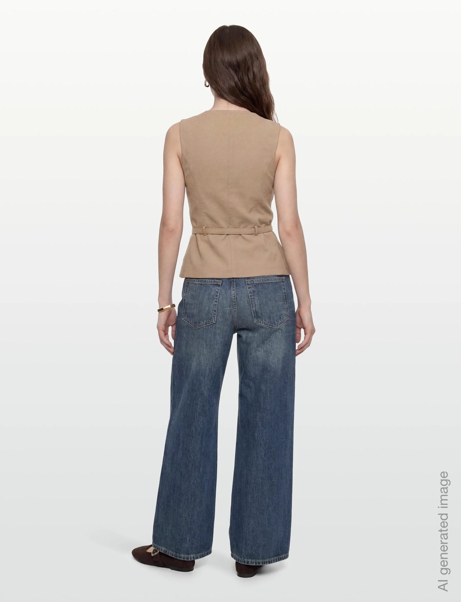 HUGO - Ahella-1-W - Ülikonna vestid - light/pastel brown - 4