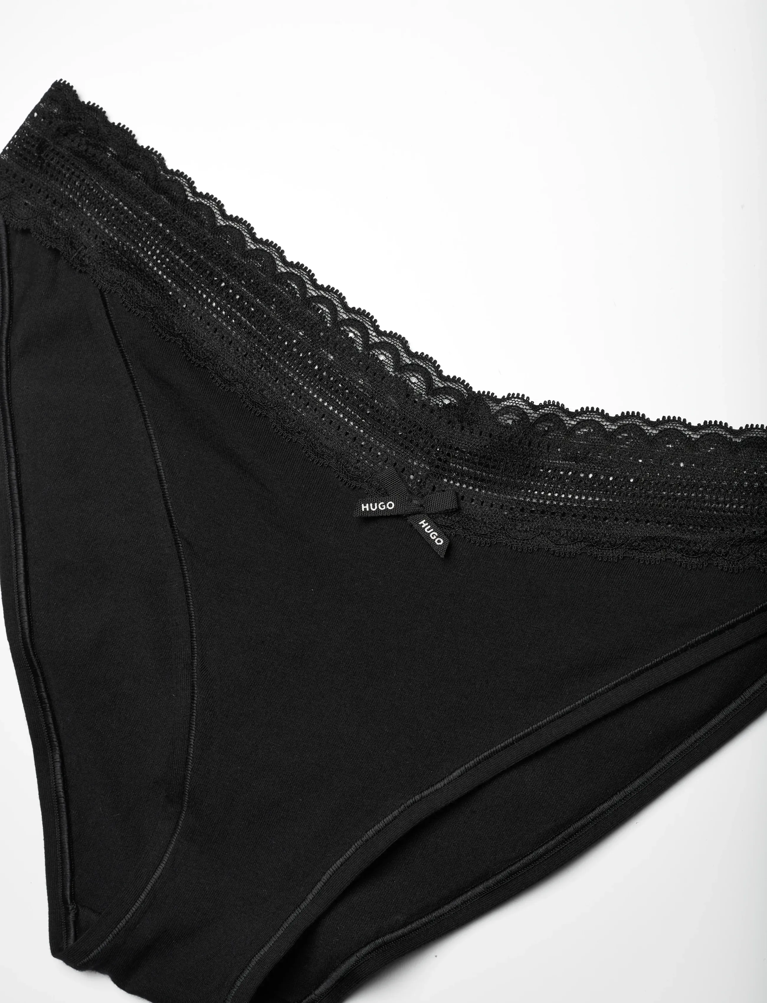HUGO - TRIPLET LACE BRIEF - briefs - black - 2
