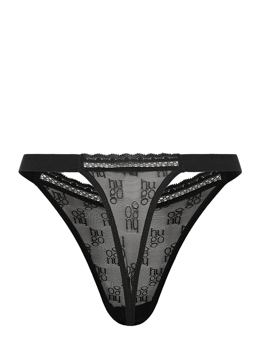 HUGO - SARTORIAL STRING - tangas - black - 1