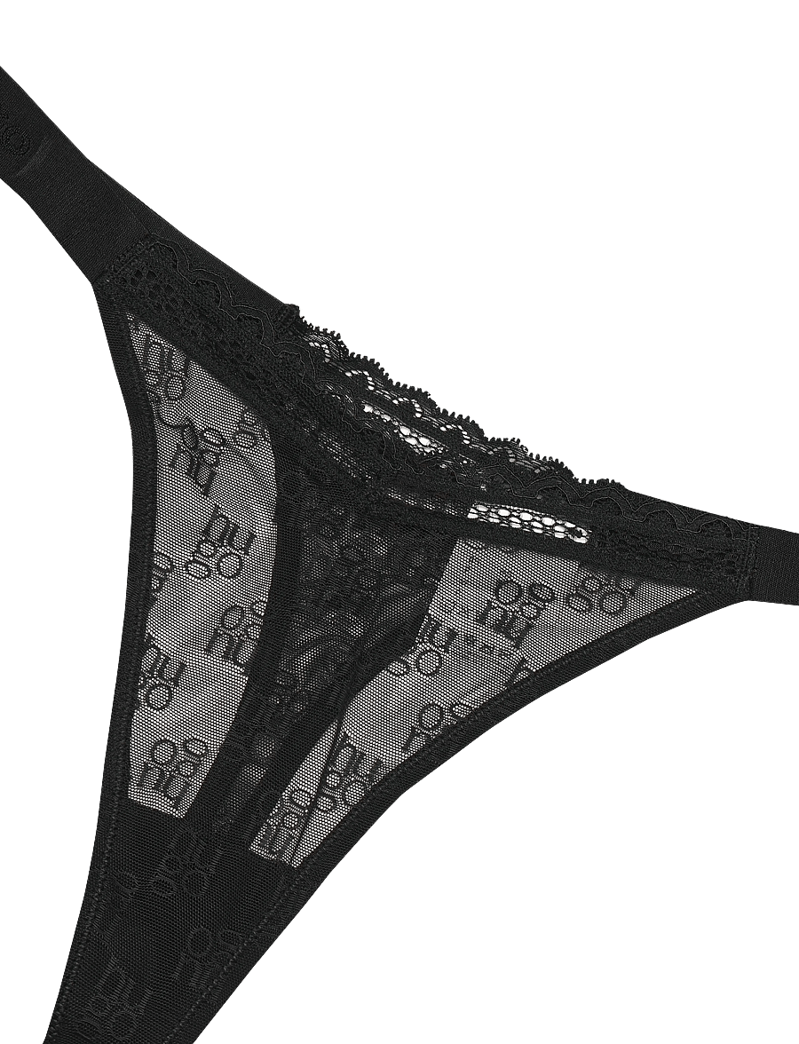 HUGO - SARTORIAL STRING - tangas - black - 2