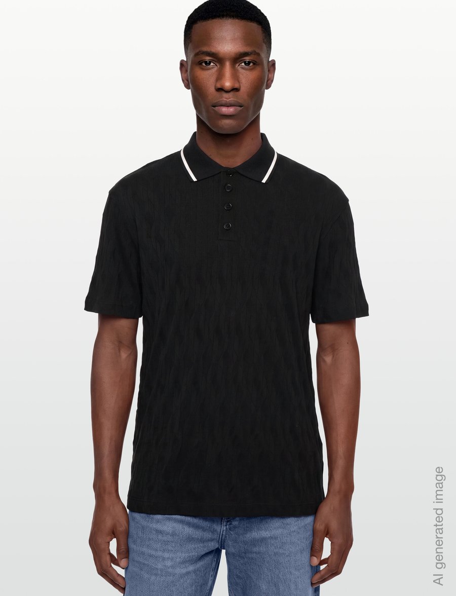 HUGO - Dunik - kortærmede poloer - black - 3