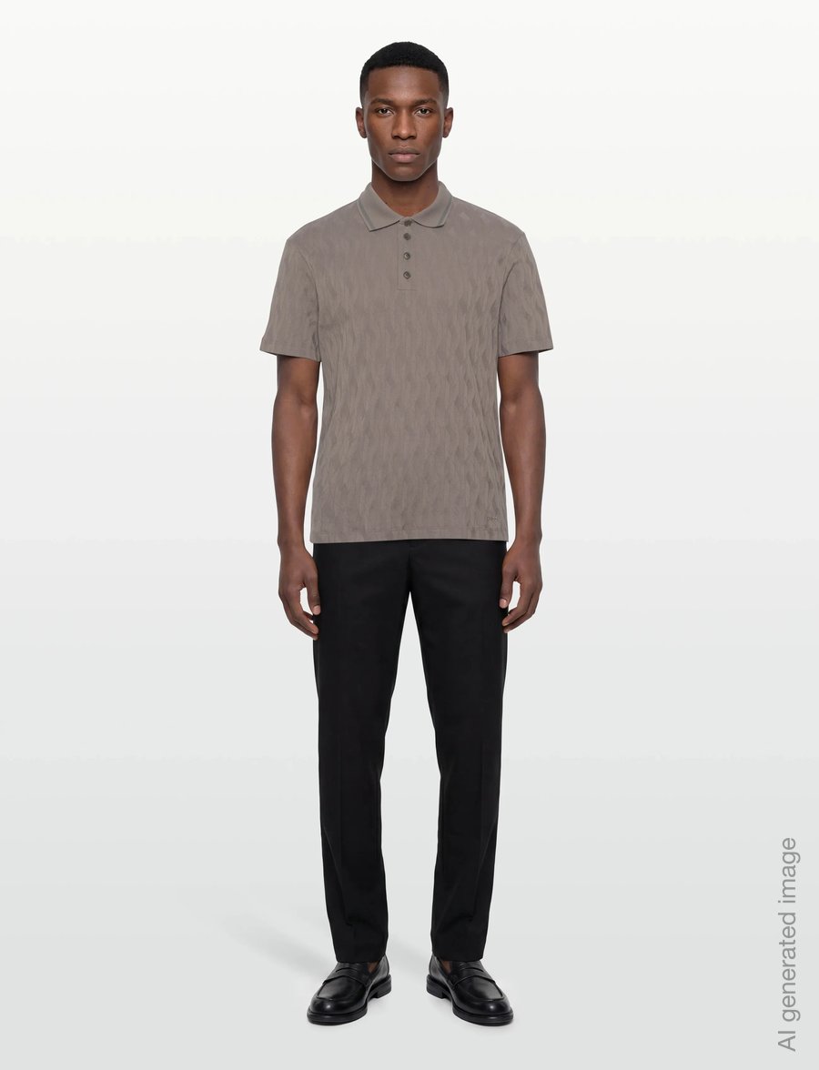 HUGO - Dunik - short-sleeved polos - light/pastel brown - 0