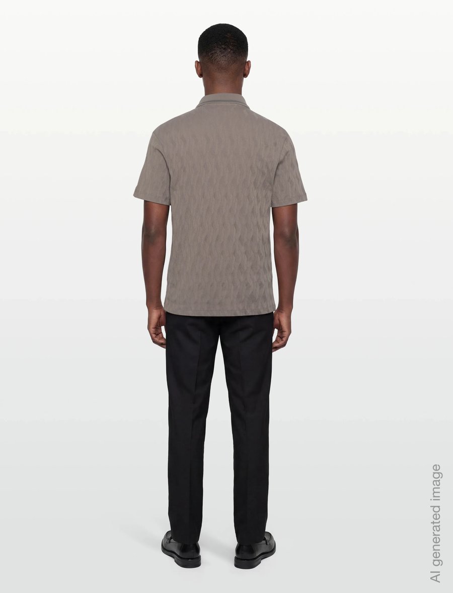 HUGO - Dunik - short-sleeved polos - light/pastel brown - 4
